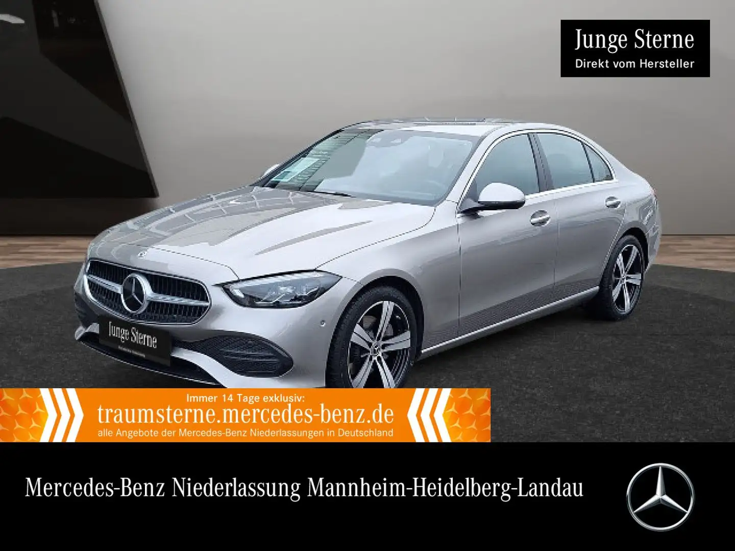 Mercedes-Benz C 200 AVANTG+AHK+LED+KAMERA+KEYLESS+9G Argent - 1