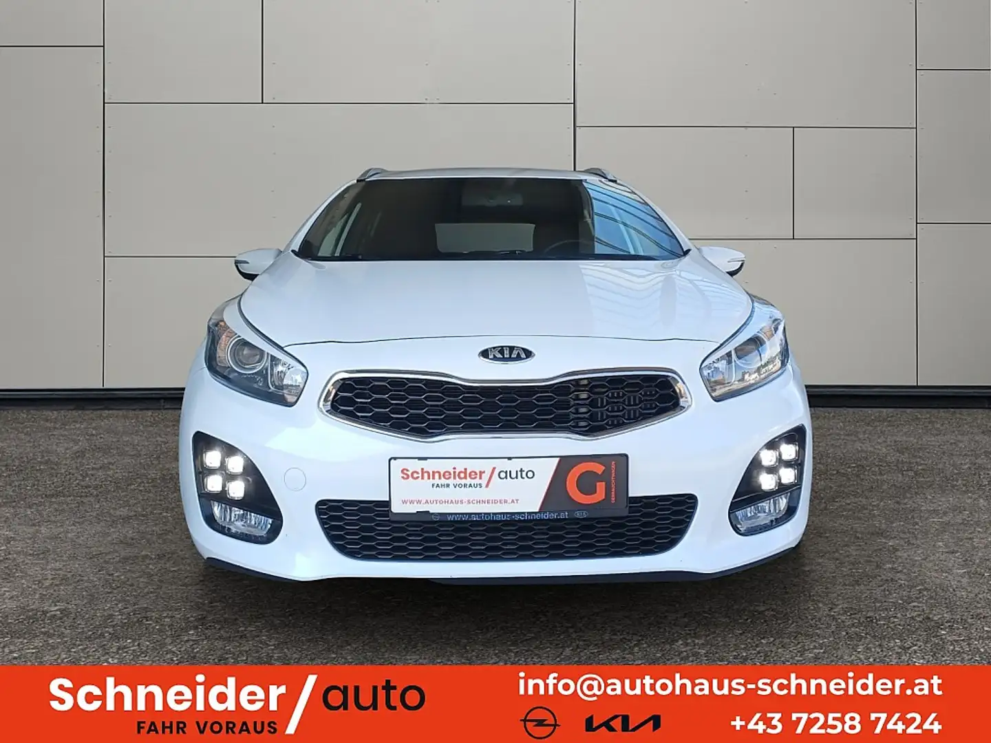 Kia Ceed SW / cee'd SW cee'd SW 1,6 CRDi ISG GT-Line Blanc - 2
