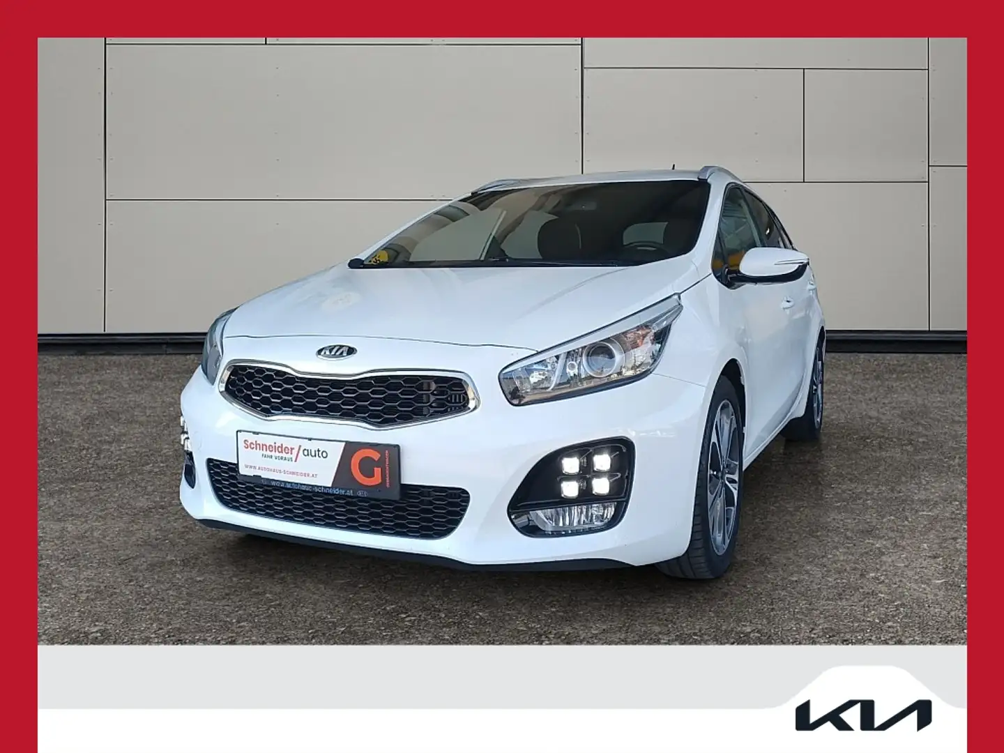 Kia Ceed SW / cee'd SW cee'd SW 1,6 CRDi ISG GT-Line Blanc - 1