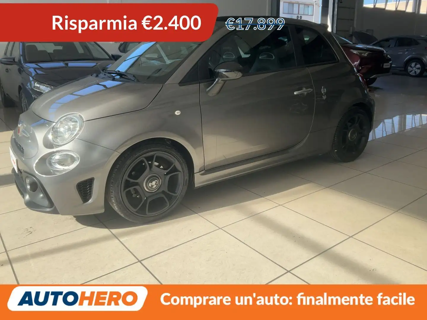 Abarth 595C 1.4 Pista 160 CV Gris - 1