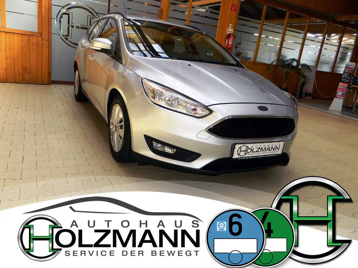 Ford Focus Turnier 1.5 TDCi Business Edition/Navi/AHK Argento - 2