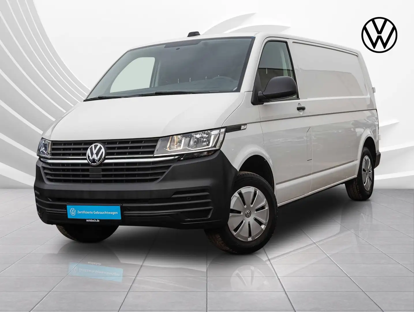 Volkswagen T6.1 Transporter T6.1 Kasten 2.0 TDI LR Navi Klima Sitzheizung EP Blanco - 2