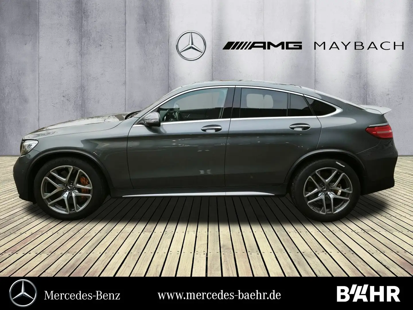 Mercedes-Benz GLC 63 AMG GLC 63 S 4M+ Coupé Designo/Comand/Burmester/AHK Gris - 2