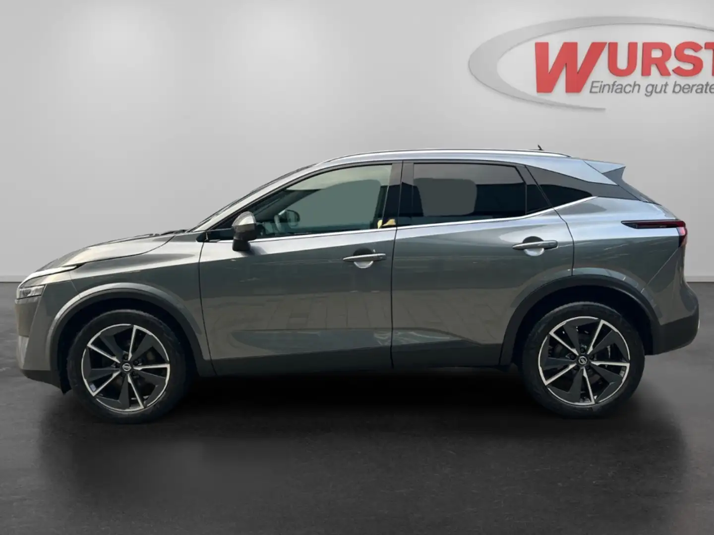 Nissan Qashqai Tekna HUD Panorama Navi 360 Kamera LED ACC El. Hec Grau - 2