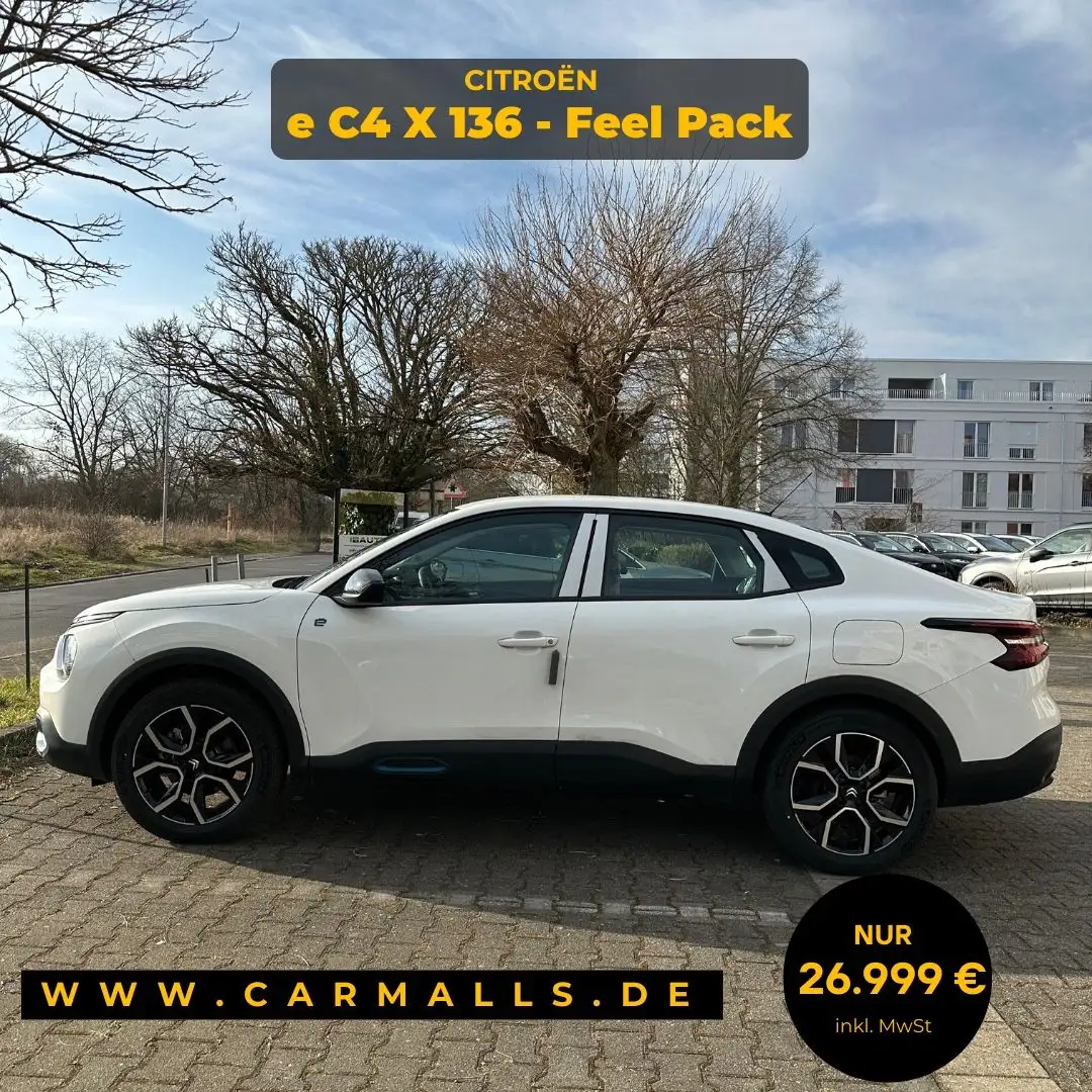 Citroen C4 X Elektro C-Series 136, Autom, Feel Pack Blanc - 1