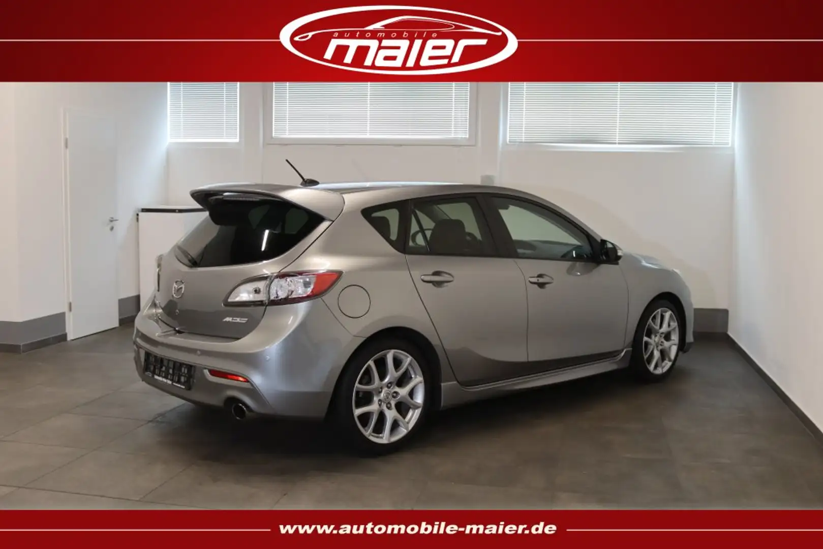 Mazda 3 MPS-Bi-Xenon-Navi-Tempomat-BOSE-SHZ-PDC-KESSY- Plateado - 2