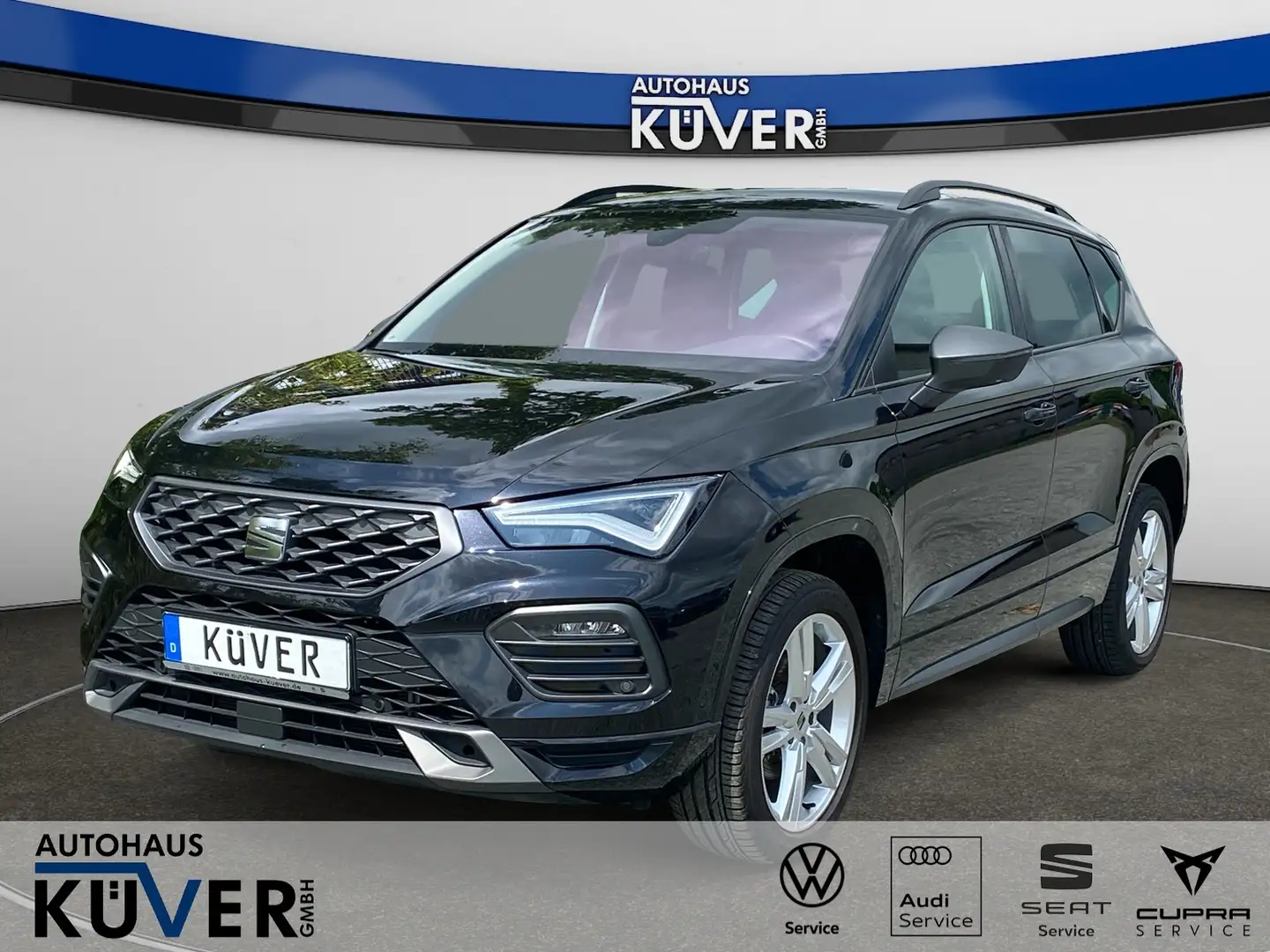 SEAT Ateca FR 1,5 TSI DSG Navi+ACC+LED+Shzg.+Einparkh Schwarz - 1