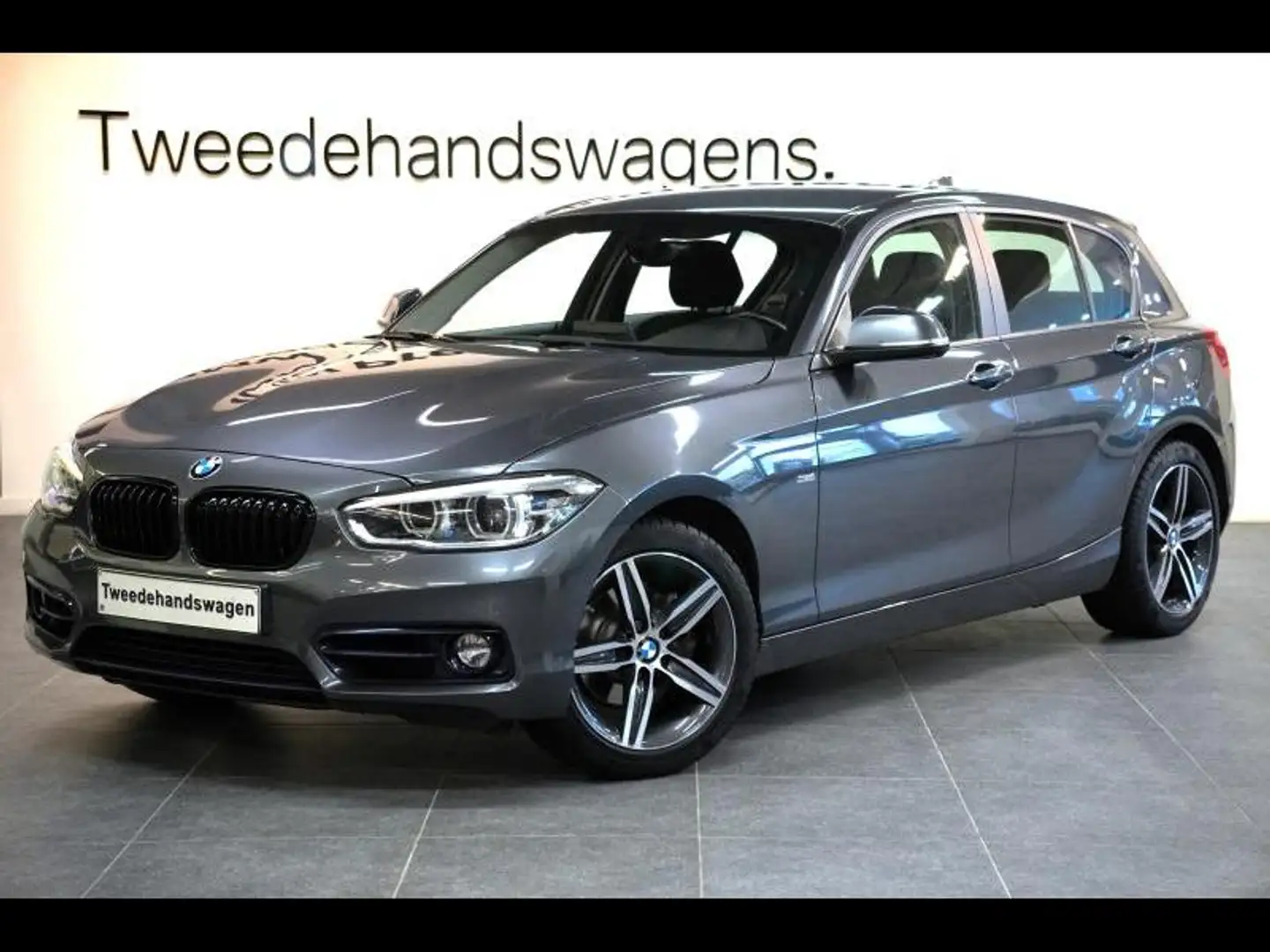 BMW 120 SPORT HIFI LED NAVI TREKHAAK ELEK. SPORTZETELS VER Gris - 1