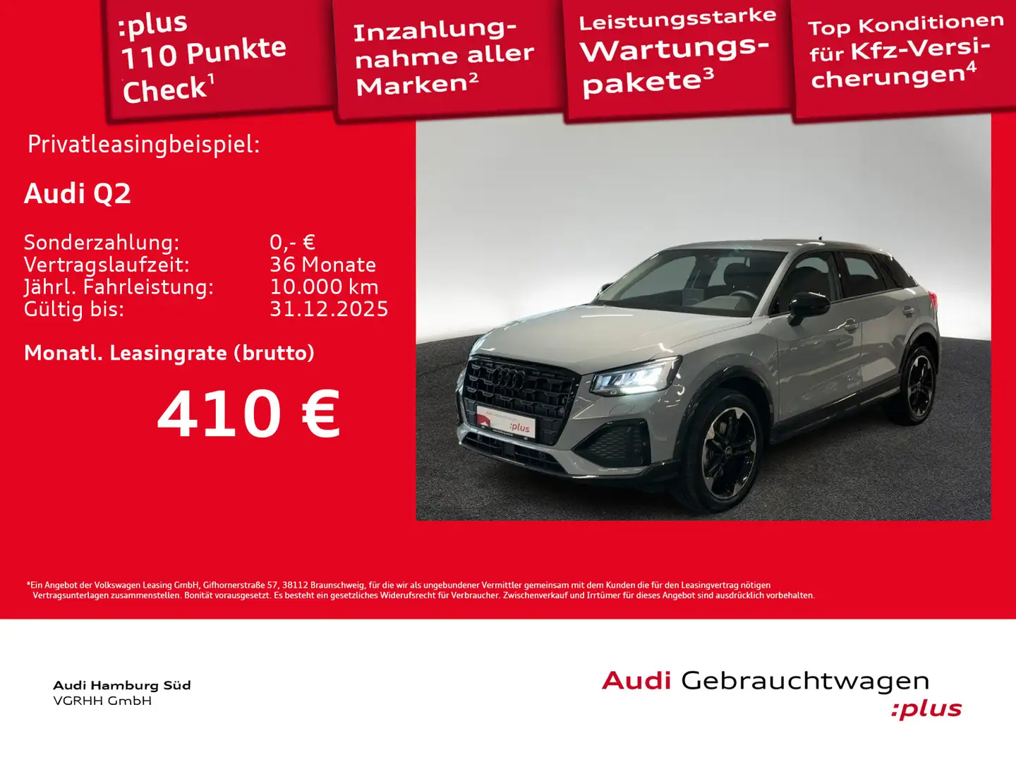 Audi Q2 35 TDI advanced S tronic NAVI/KAMERA/VIRTUAL Grau - 1