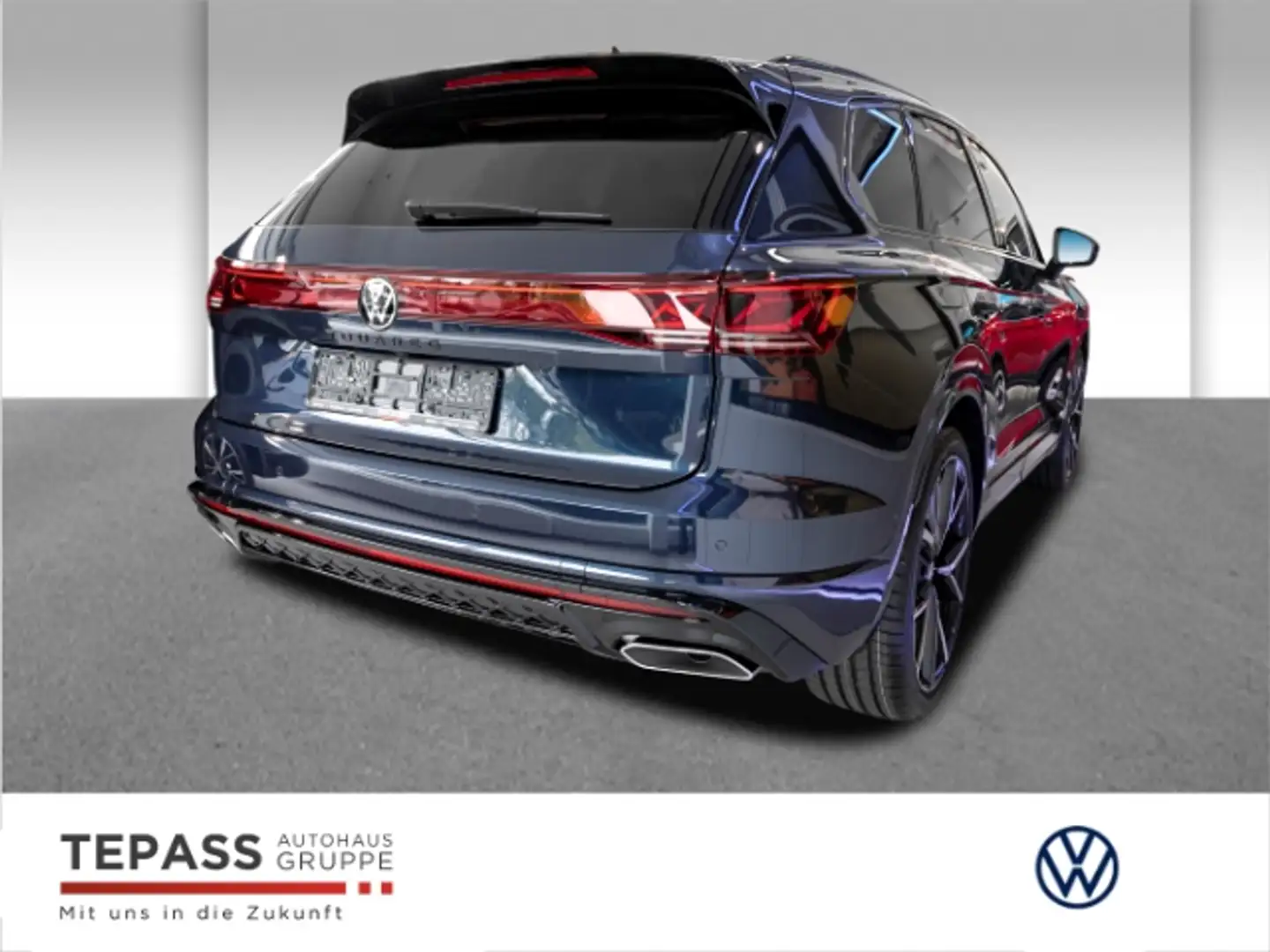 Volkswagen Touareg 3.0 TDI R-Line MATRIX PANO STHZ AHK Blau - 2