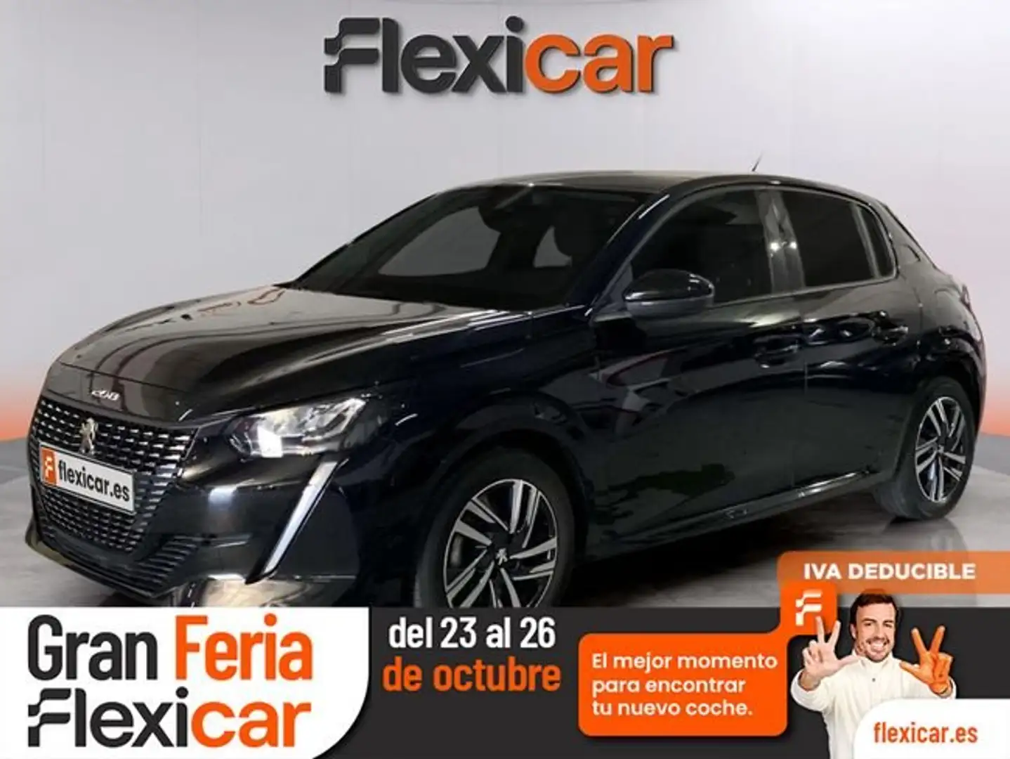 Peugeot 208 1.5 BlueHDi S&S Allure Pack 100 Noir - 1