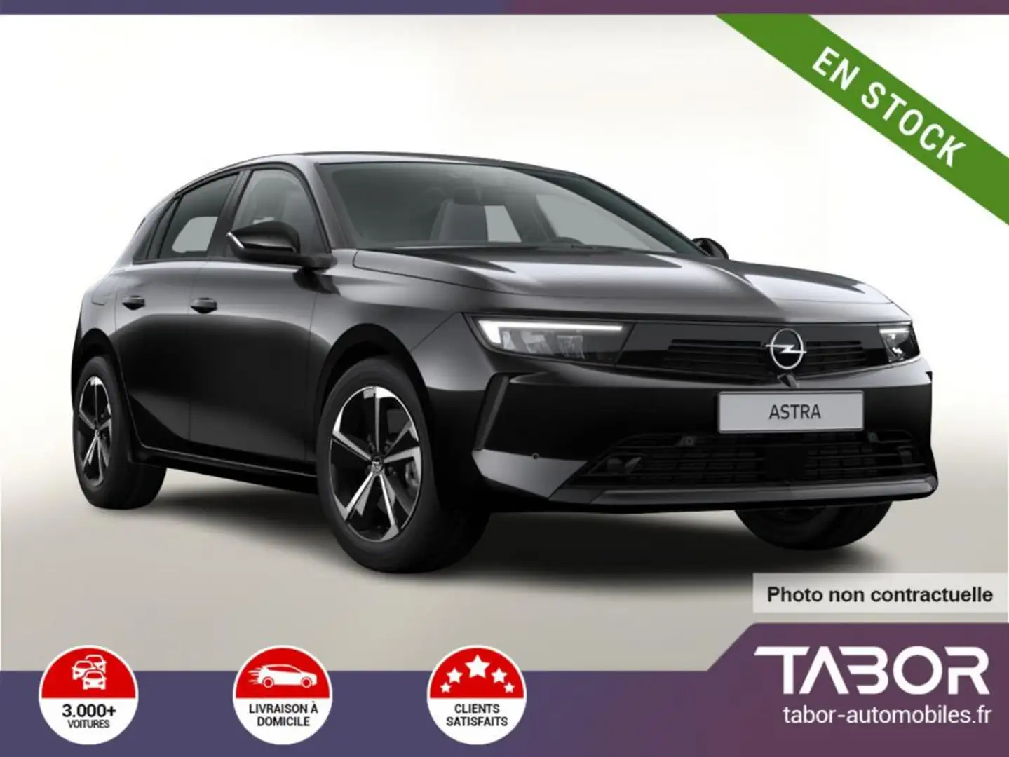 Opel Astra 1.2 Turbo 130 Aut Elegance LED ACC Noir - 1