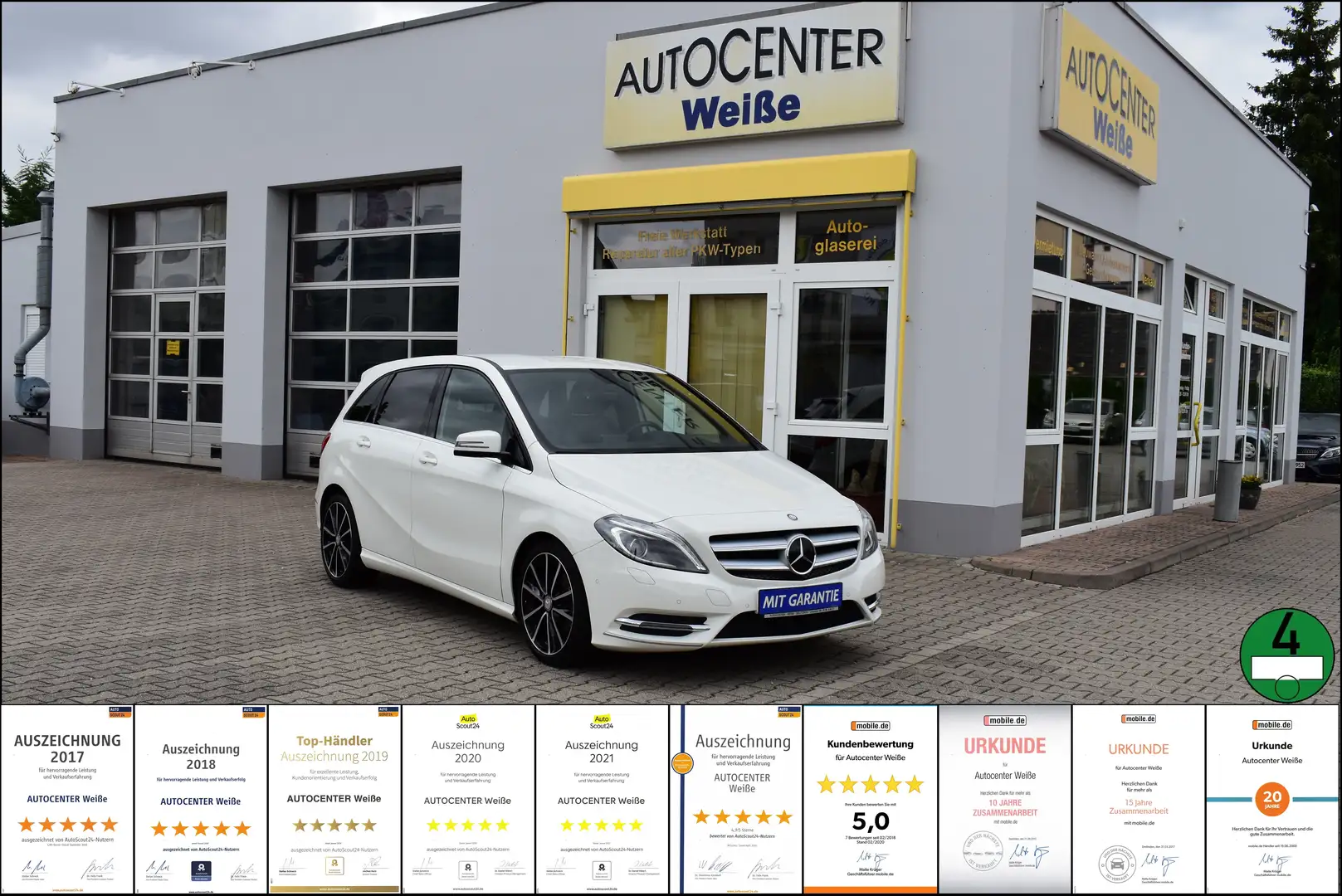 Mercedes-Benz B 180 B 180 TÜV 05/27 Ahk Navi GARANTIE Alb - 1