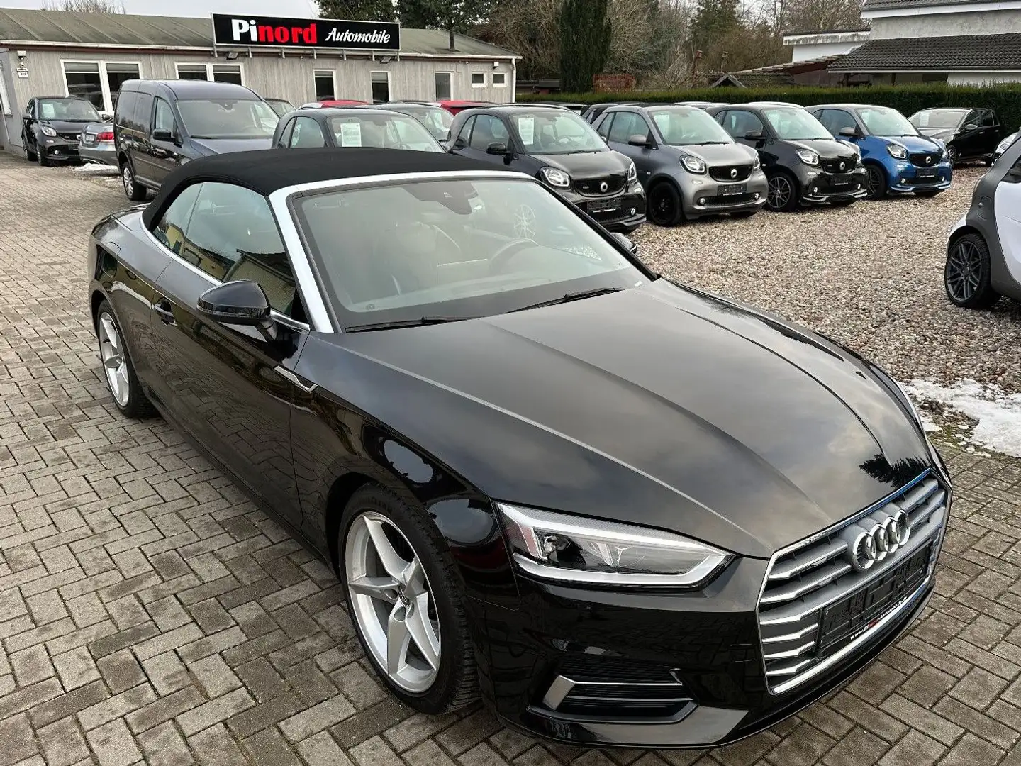 Audi A5 Cabriolet 40 TFSI SPORT-LED-NAVI-ALCANTARA Schwarz - 1