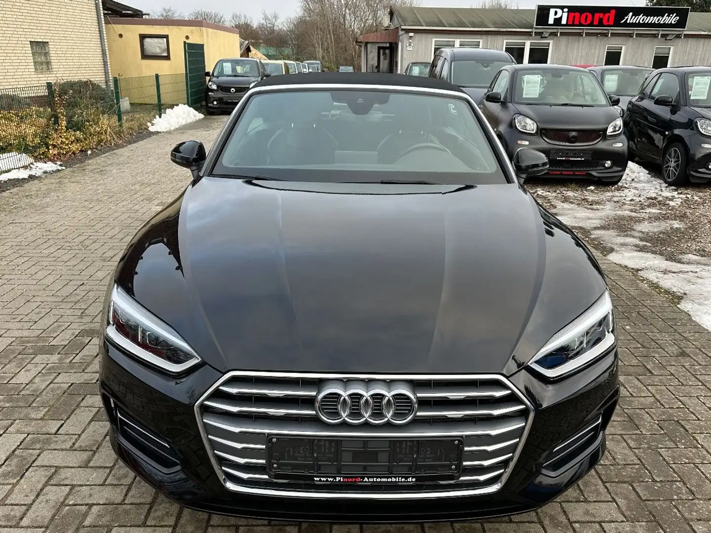 Audi A5 Cabriolet 40 TFSI SPORT-LED-NAVI-ALCANTARA Schwarz - 2
