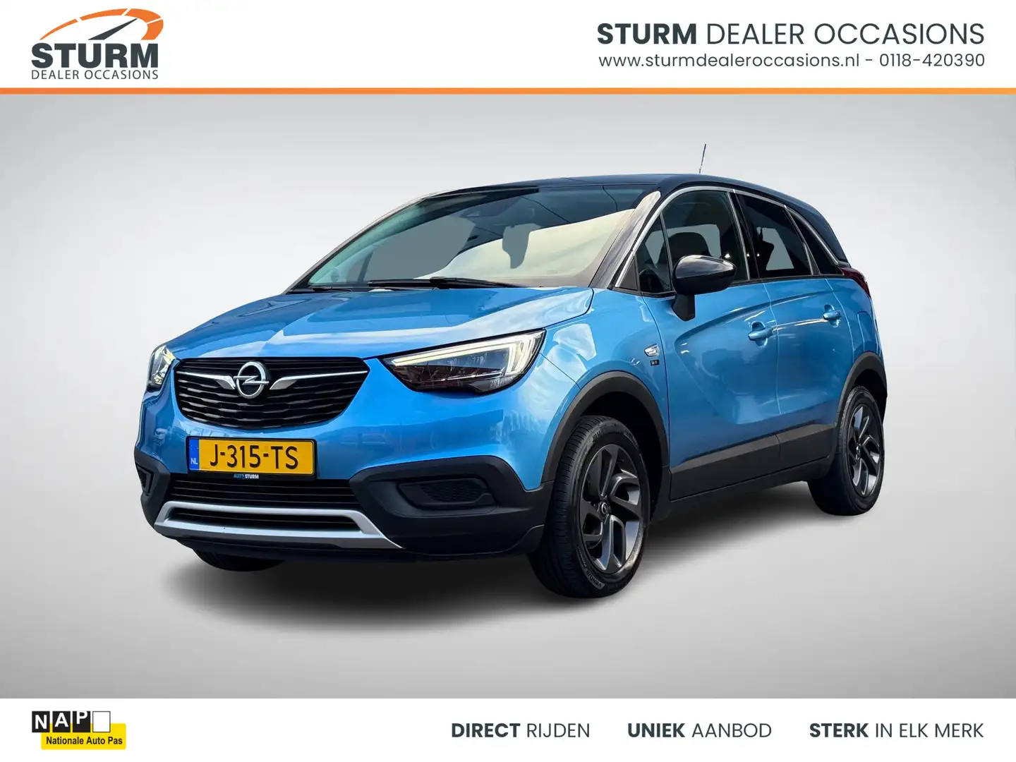 Opel Crossland X 1.2 Turbo Edition 2020 NL-Auto, IntelliLink Pakket Bleu - 1