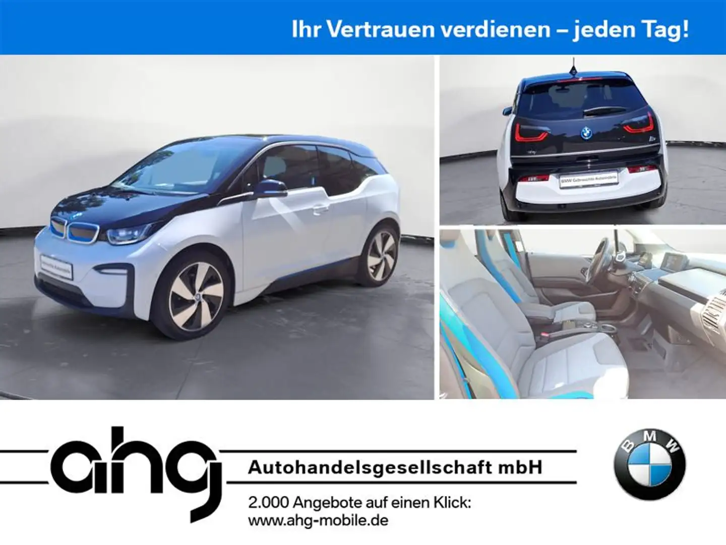 BMW i3 (120 Ah), Navi Business Klimaaut. PDC Weiß - 1