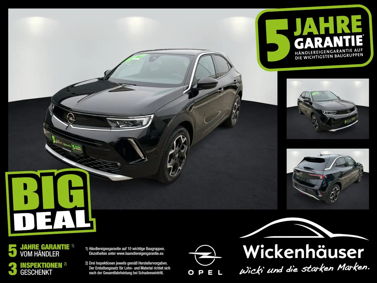 Opel Mokka 1.2 Turbo Ultimate ACC+LED+Navi+SHZ+Kamera Nero - 1