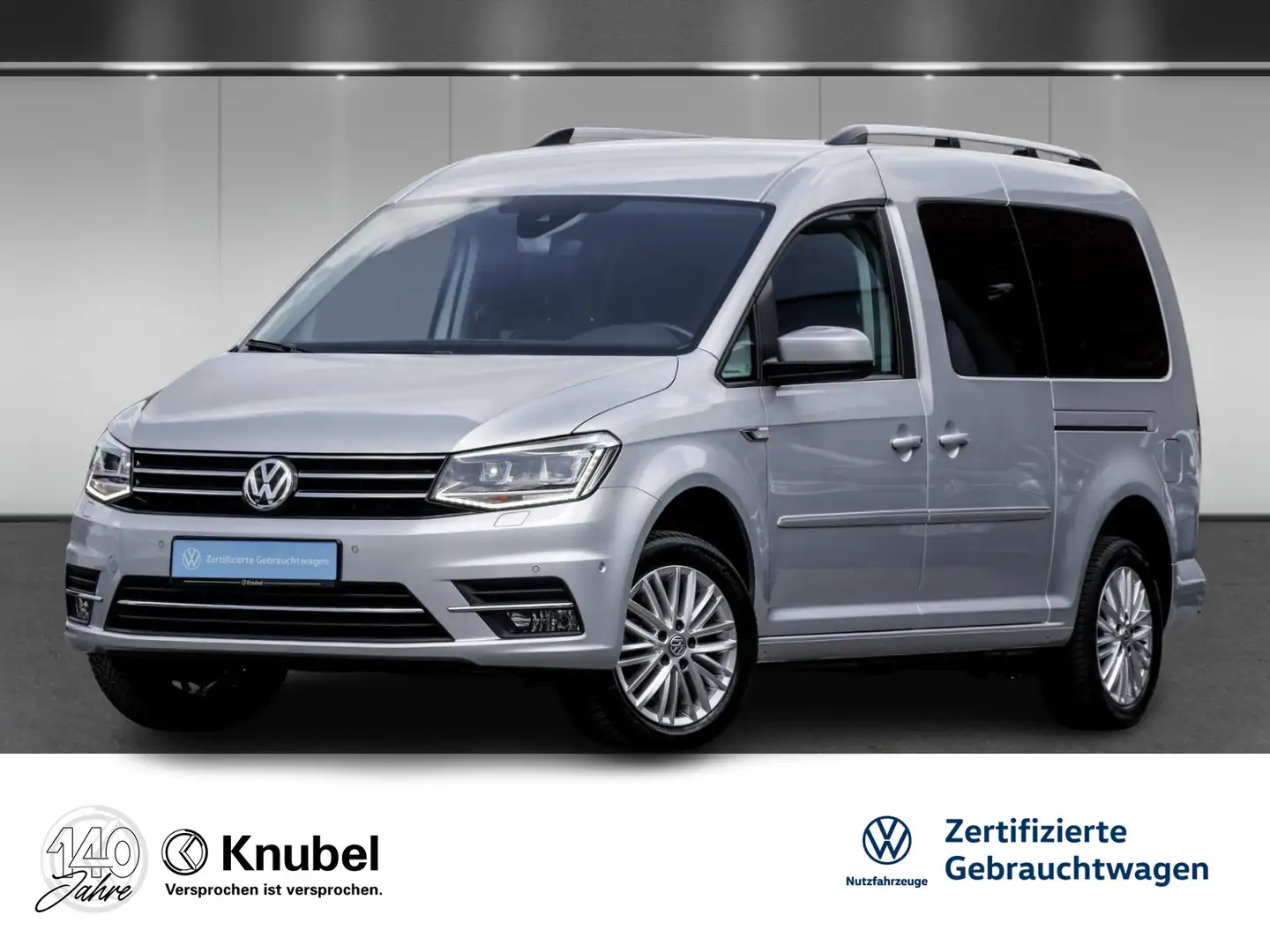 Volkswagen Caddy Maxi Highline 1.4 TSI DSG Xenon Navi ACC ParkAs... Zilver - 1