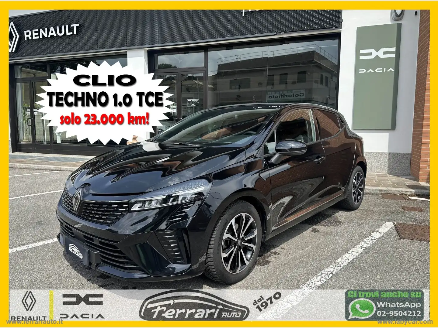 Renault Clio TCe 90 CV Techno Schwarz - 1