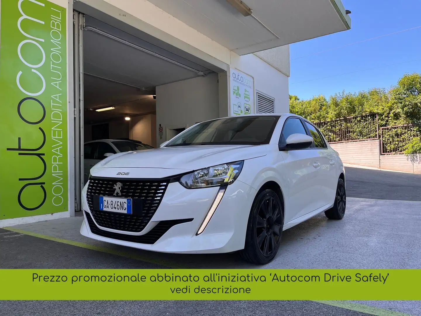 Peugeot 208 1.5 bluehdi GARANZIA 24 MESI CARPLAY-PDC UNIPROPRI Blanc - 1