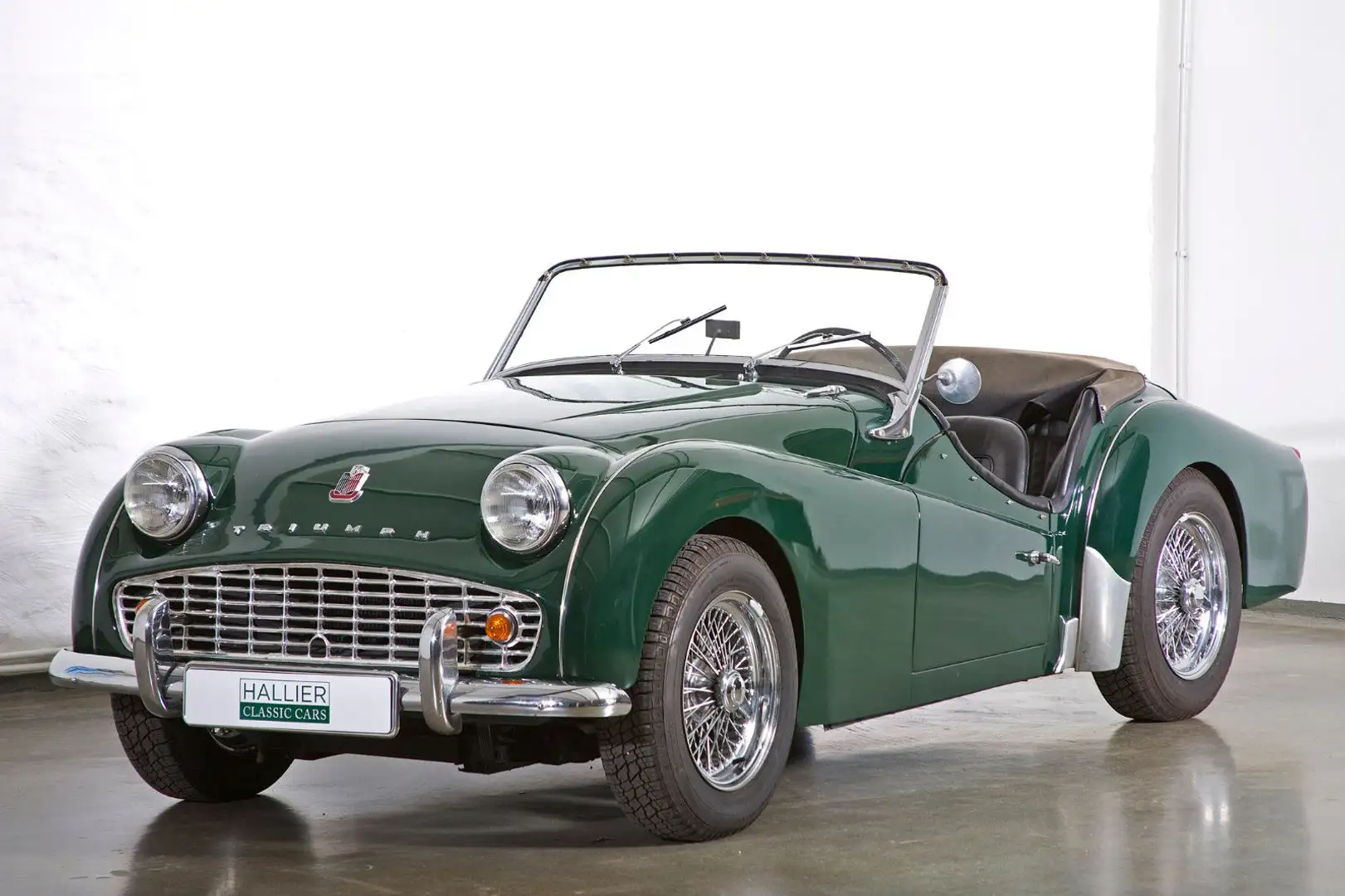 Triumph TR3 A, 33 Jahre einen Besitzer ! Grün - 1