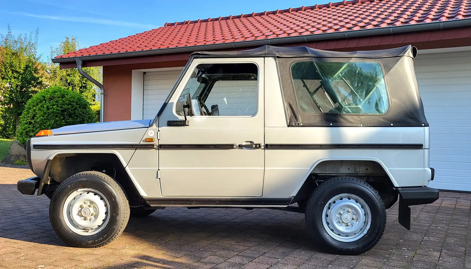 Mercedes-Benz G 230 200GE Cabrio "1 von 64" nur 77.000 km! Zilver - 1