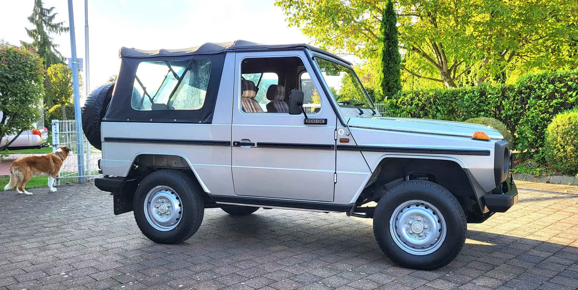 Mercedes-Benz G 230 200GE Cabrio "1 von 64" nur 77.000 km! Zilver - 2
