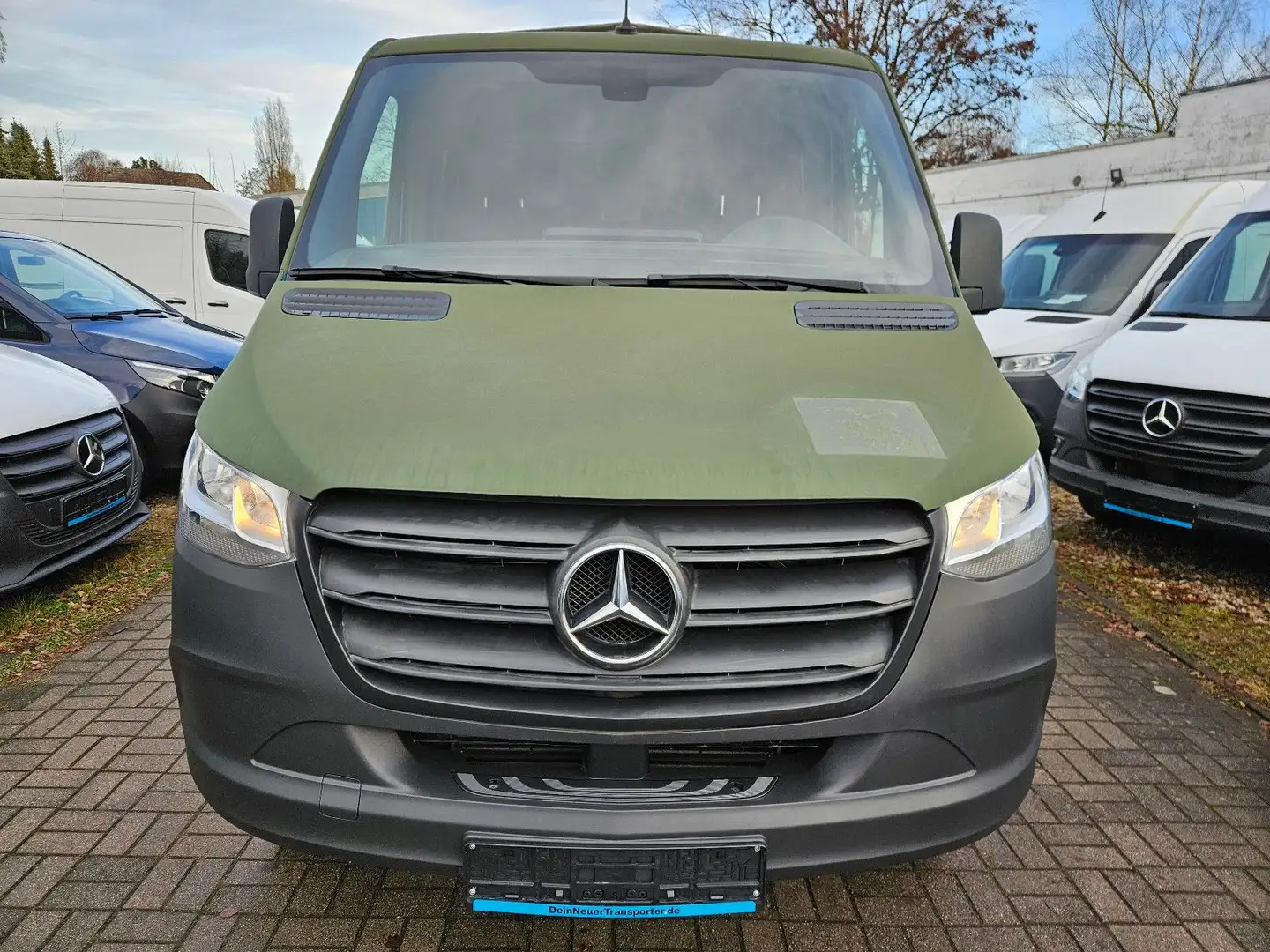 Mercedes-Benz Sprinter 314 cdi DoKa|4x4 AWD|ex-BW|TÜV+ÖLneu Grün - 2