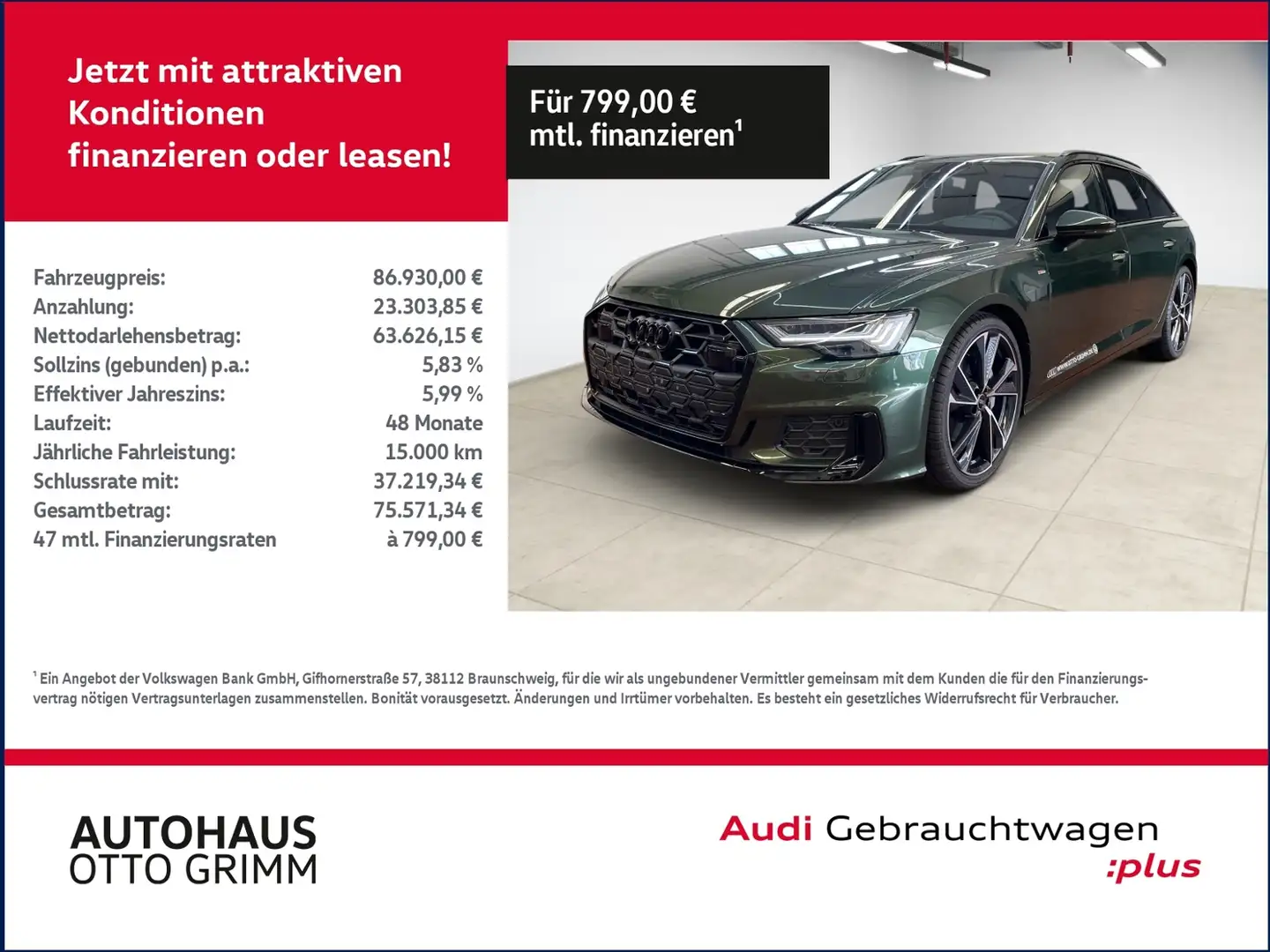 Audi A6 Avant 50 TDI quattro S line Tiptronic Matrix Vert - 1