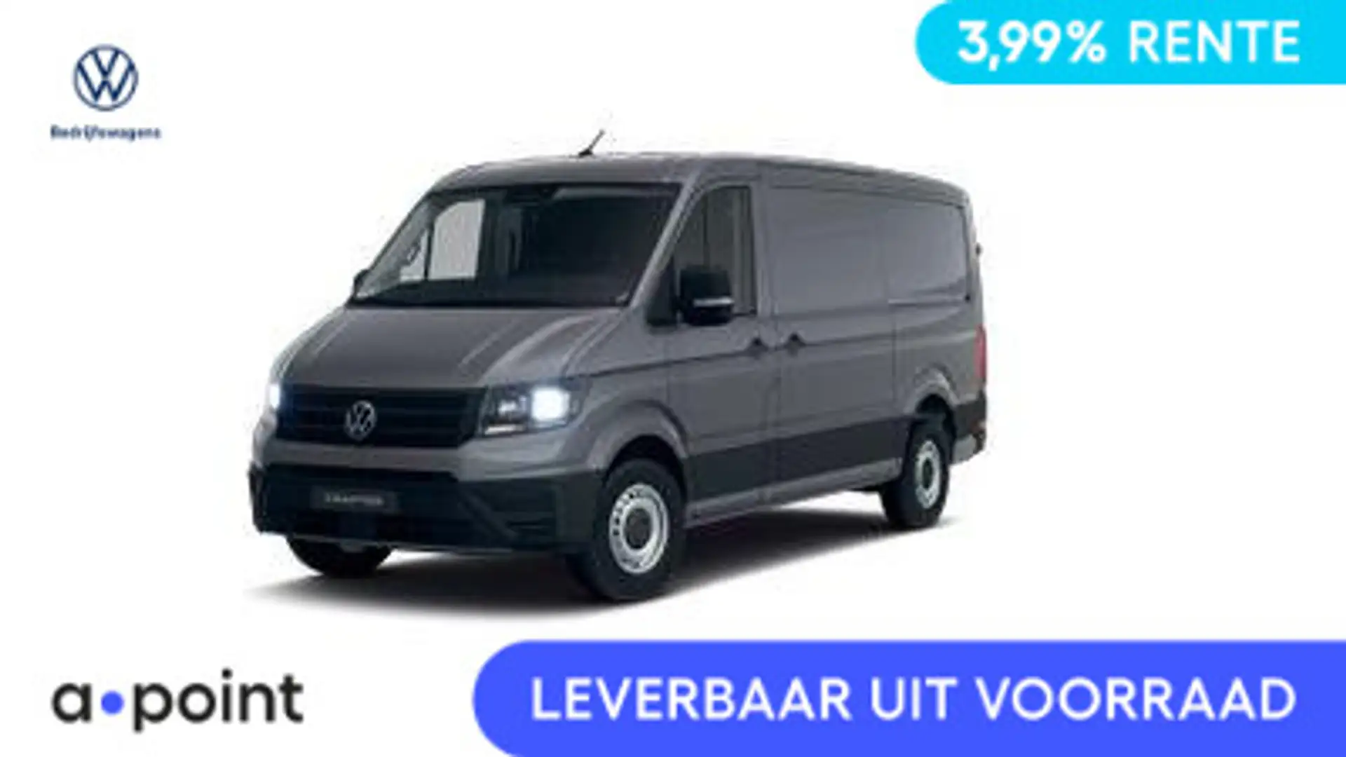 Volkswagen Crafter Trendline L3H2 2.0 TDI EU6 140 pk GVW 3.0T NETTO D Gris - 1