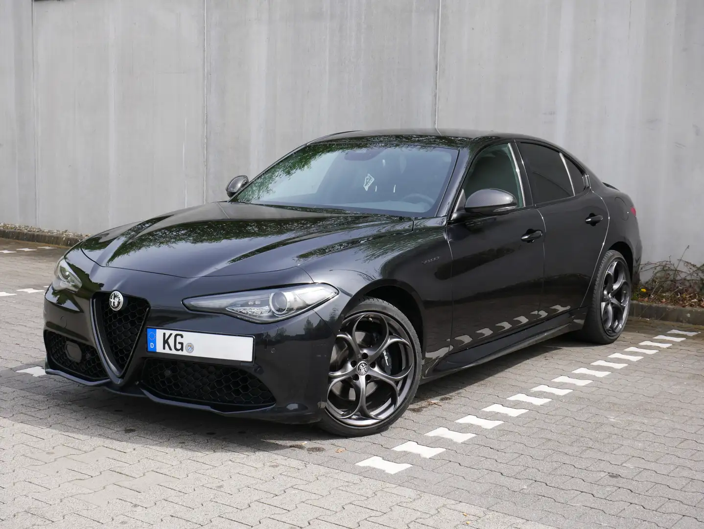 Alfa Romeo Giulia Giulia 2.0 Turbo Q4 Veloce Ti ATM mit garantie Schwarz - 1