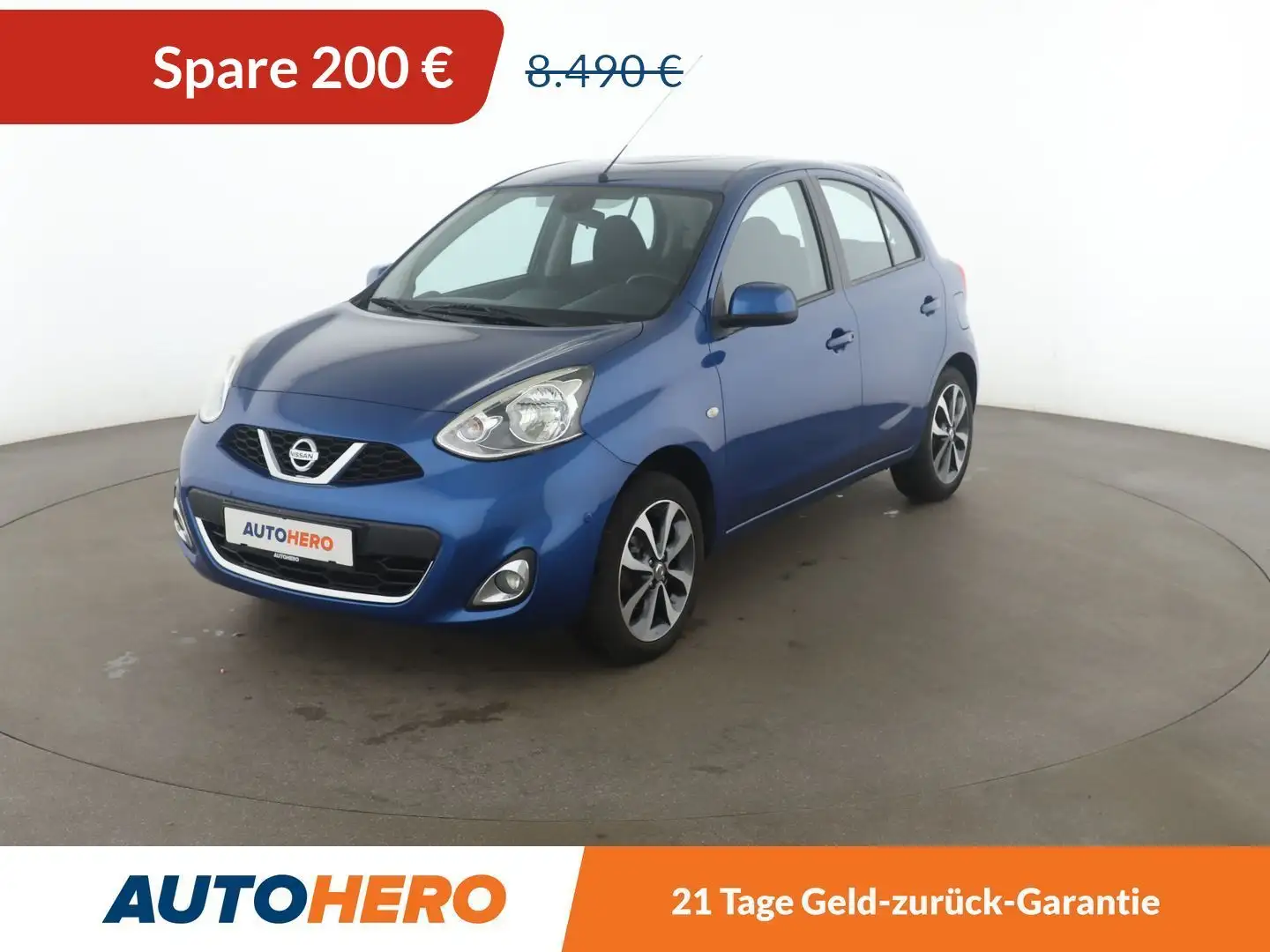 Nissan Micra 1.2 Acenta *NAVI*TEMPO*PDC*SHZ*ALU*KLIMA* Blau - 1