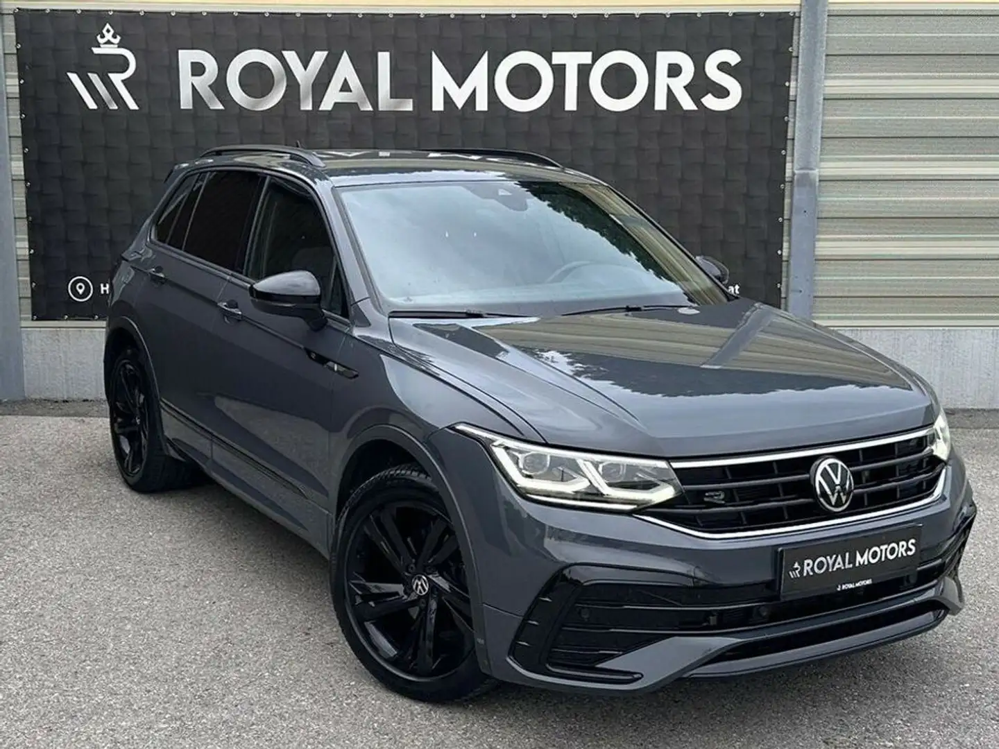 Volkswagen Tiguan R-Line/Virtual-Cockpit/ERSTBESITZ Grau - 1
