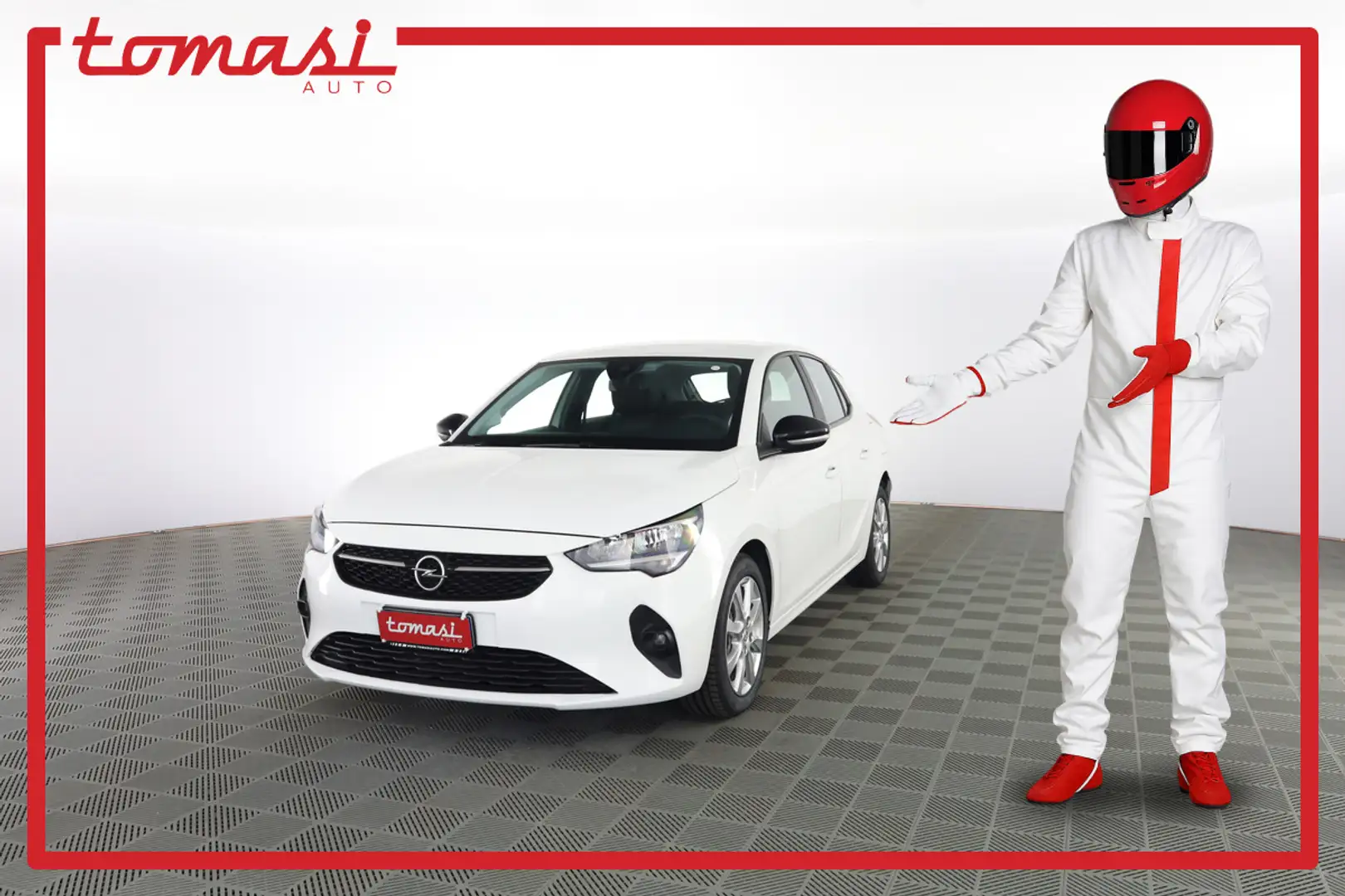 Opel Corsa 1.5 D 100 CV Edition CERCHI LEGA,DISPLAY TOUCH Bianco - 1