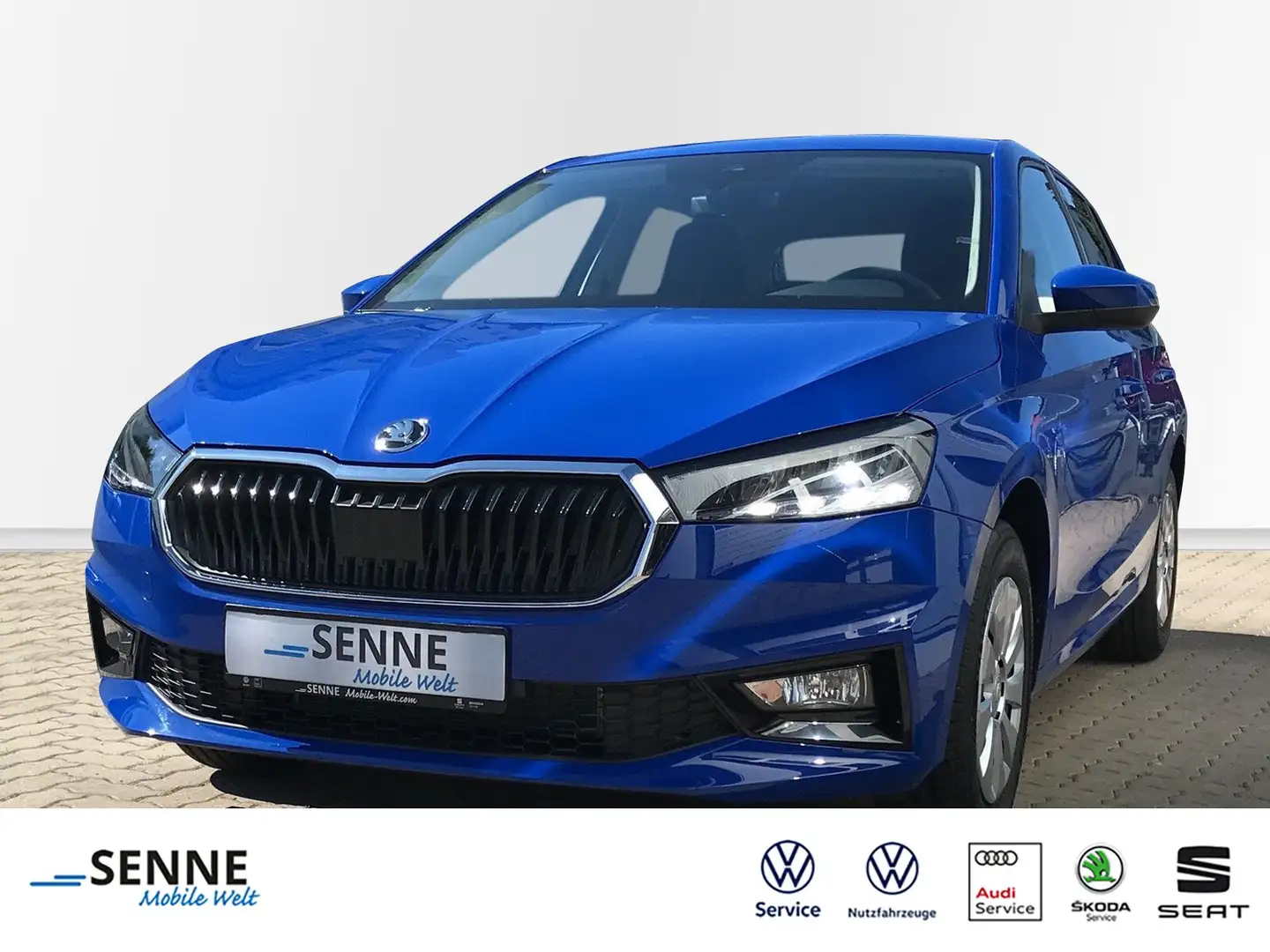 Skoda Fabia Fabia 1.0 MPI Essence Klima,LED,PDC,Garantie  BC Blau - 1