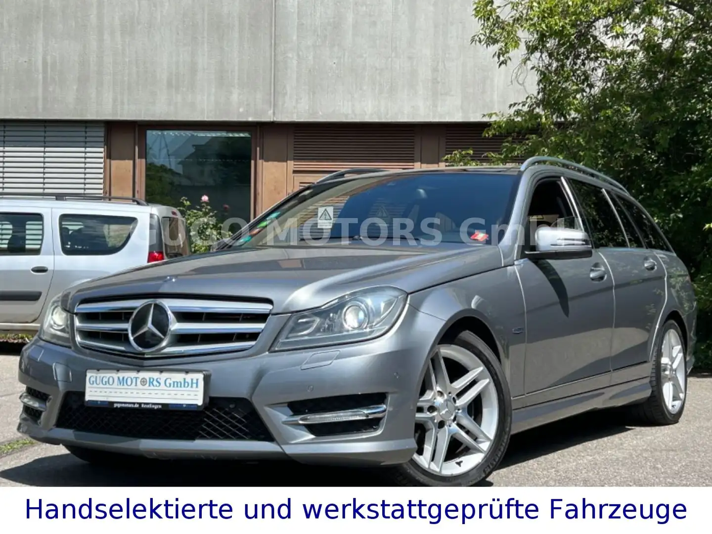 Mercedes-Benz C 220 T CDI AMG / Pano / Leder Silber - 1