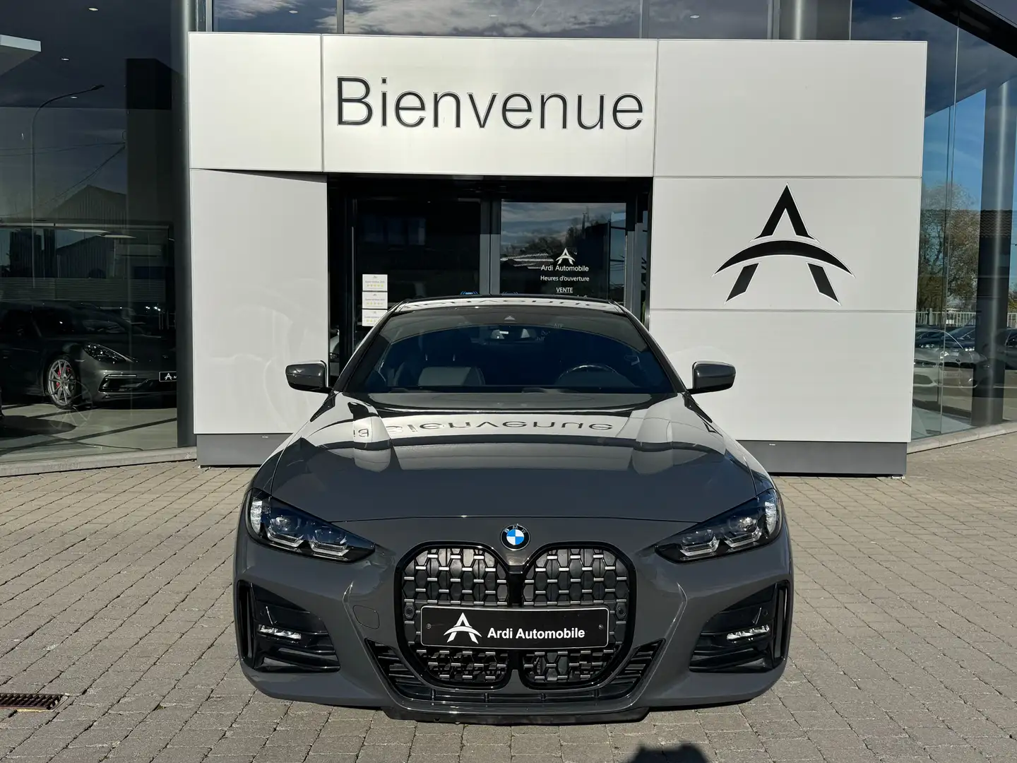 BMW 420 Coupé 420iA *GARANTIE*PACK M*1ER PROP*LED AMB* Gris - 2