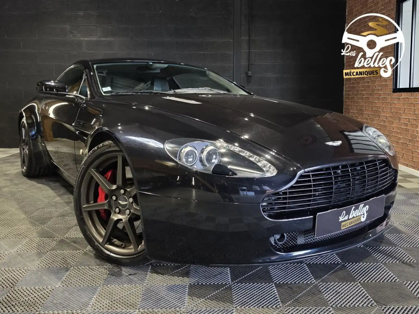 Aston Martin Vantage 4.3L V8 385CV SPORTSHIFT BVA6 - SUIVI COMPLET Negro - 1