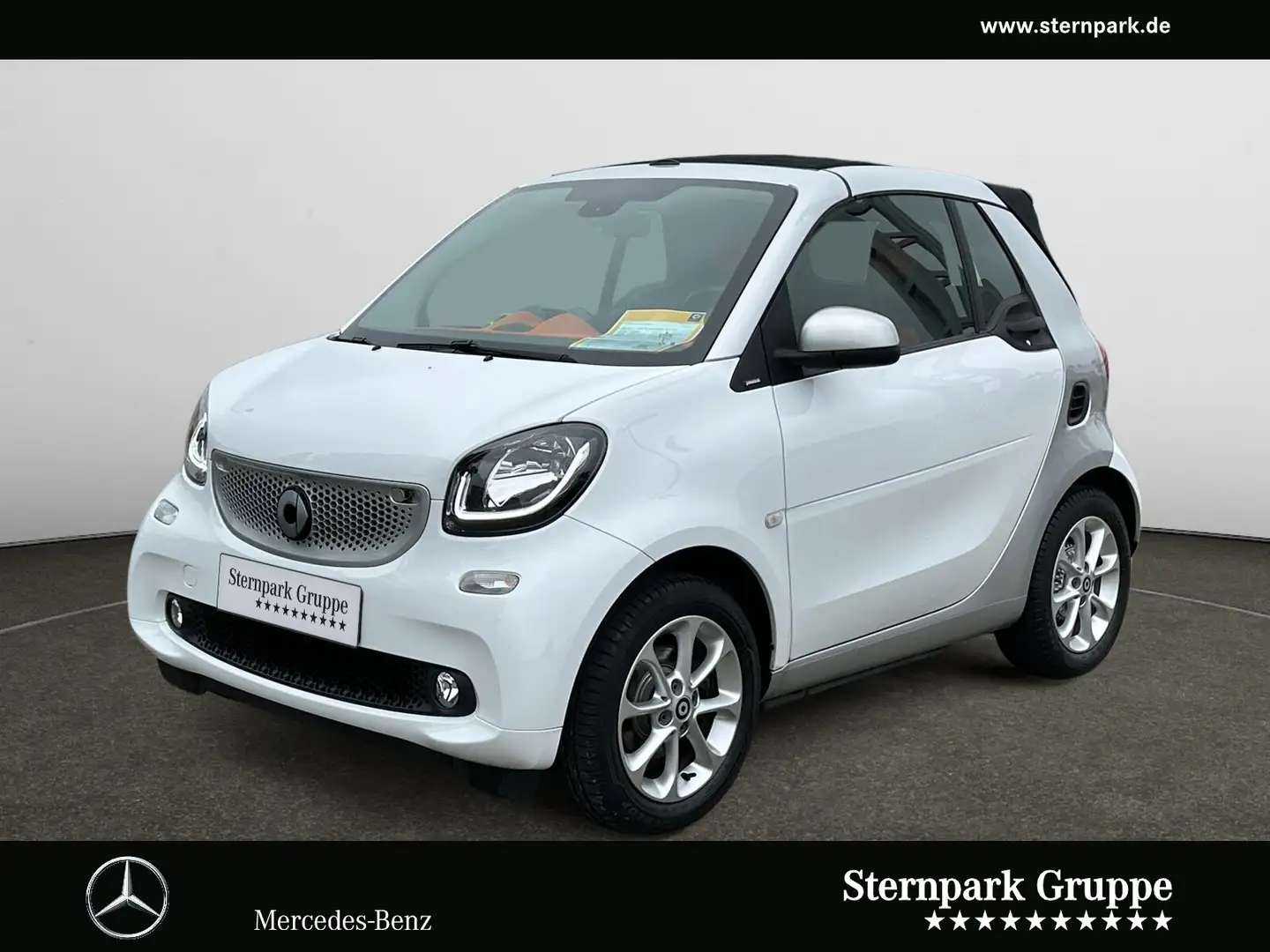 smart forTwo fortwo cabrio passion NAVI*EINPARKHILFE*LED*SHZ* Weiß - 1