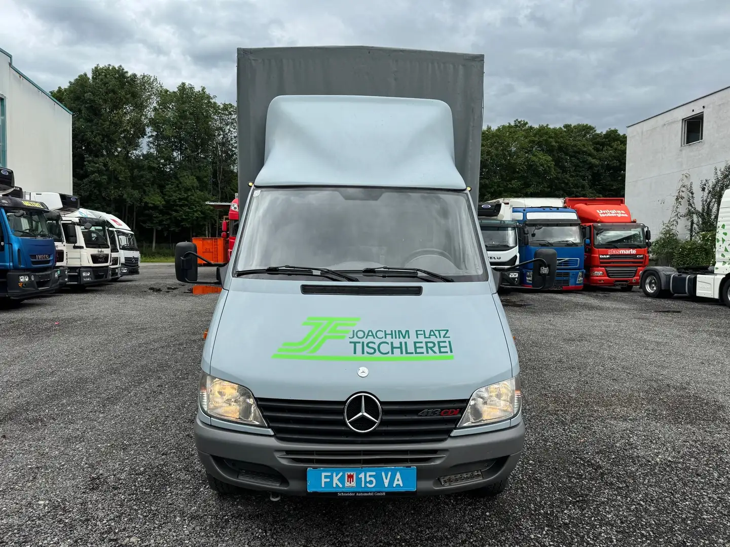 Mercedes-Benz Sprinter 413 Pritsche+Plane Maxi 71 Tkm original Grau - 2