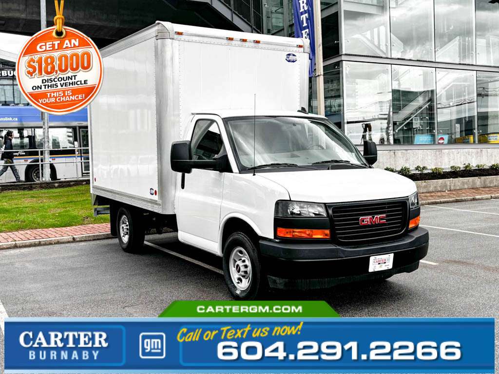 White 2024 GMC Savana Chassis Van Rear-Wheel Drive 8-Speed Automatic