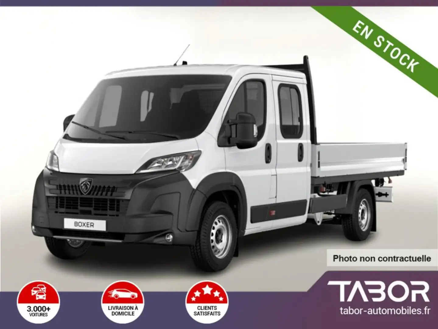Peugeot Boxer Pritsche DoKa 435 BHDi 180 L4 cam Blanc - 1