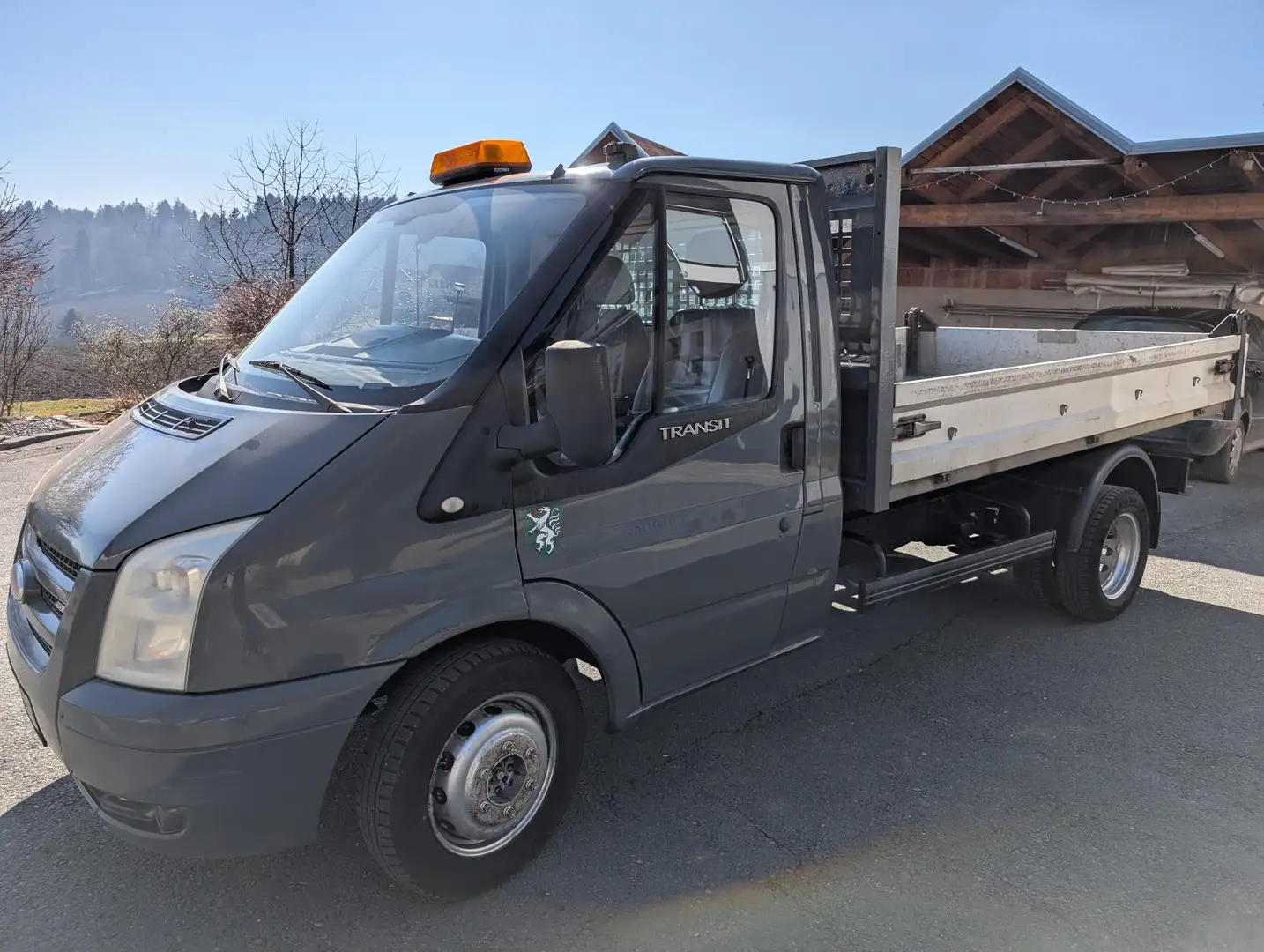 Ford Transit Pritsche Kipper Grau - 1