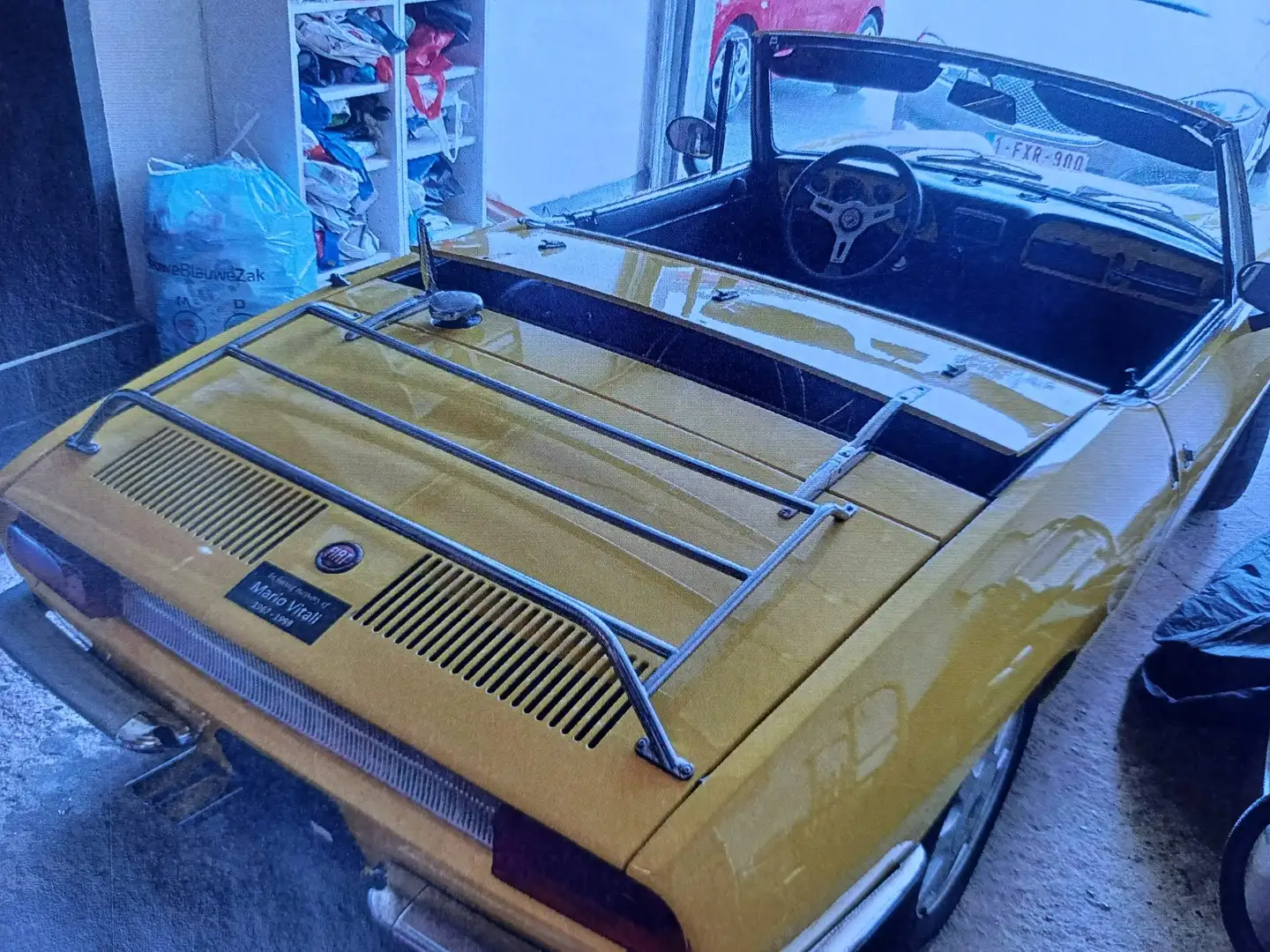 Fiat 850 Spider Жовтий - 1