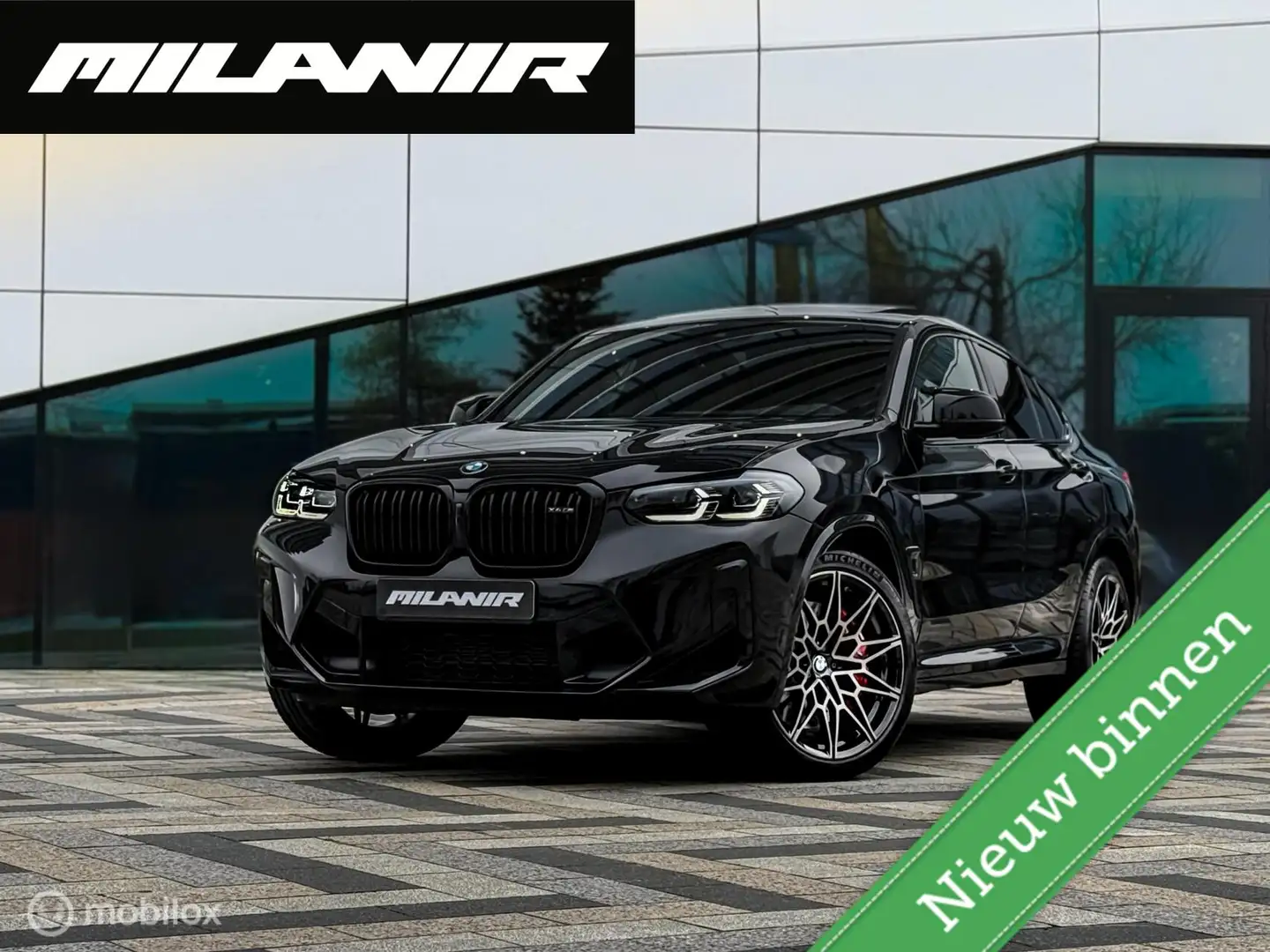 BMW X4 M Competition |Pano|Kuipstoelen|Stoelkoeling|H&K|HUD Zwart - 1