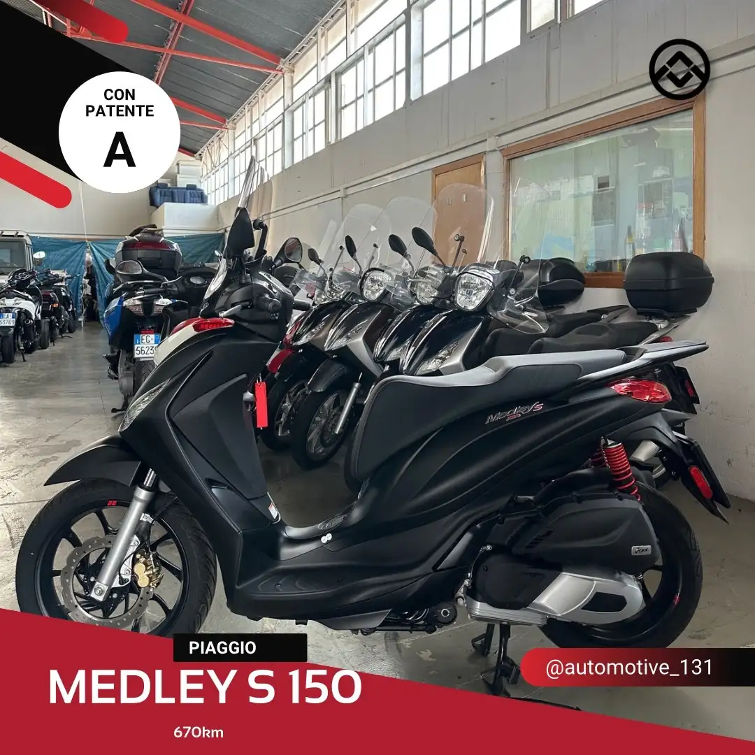 Piaggio Medley 150 Nero - 1