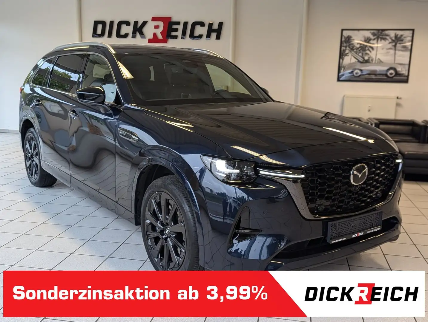 Mazda CX-80 3.3L E-SKYACTIV D 254 HOMURA+ 7-Sitze Pano Blau - 1
