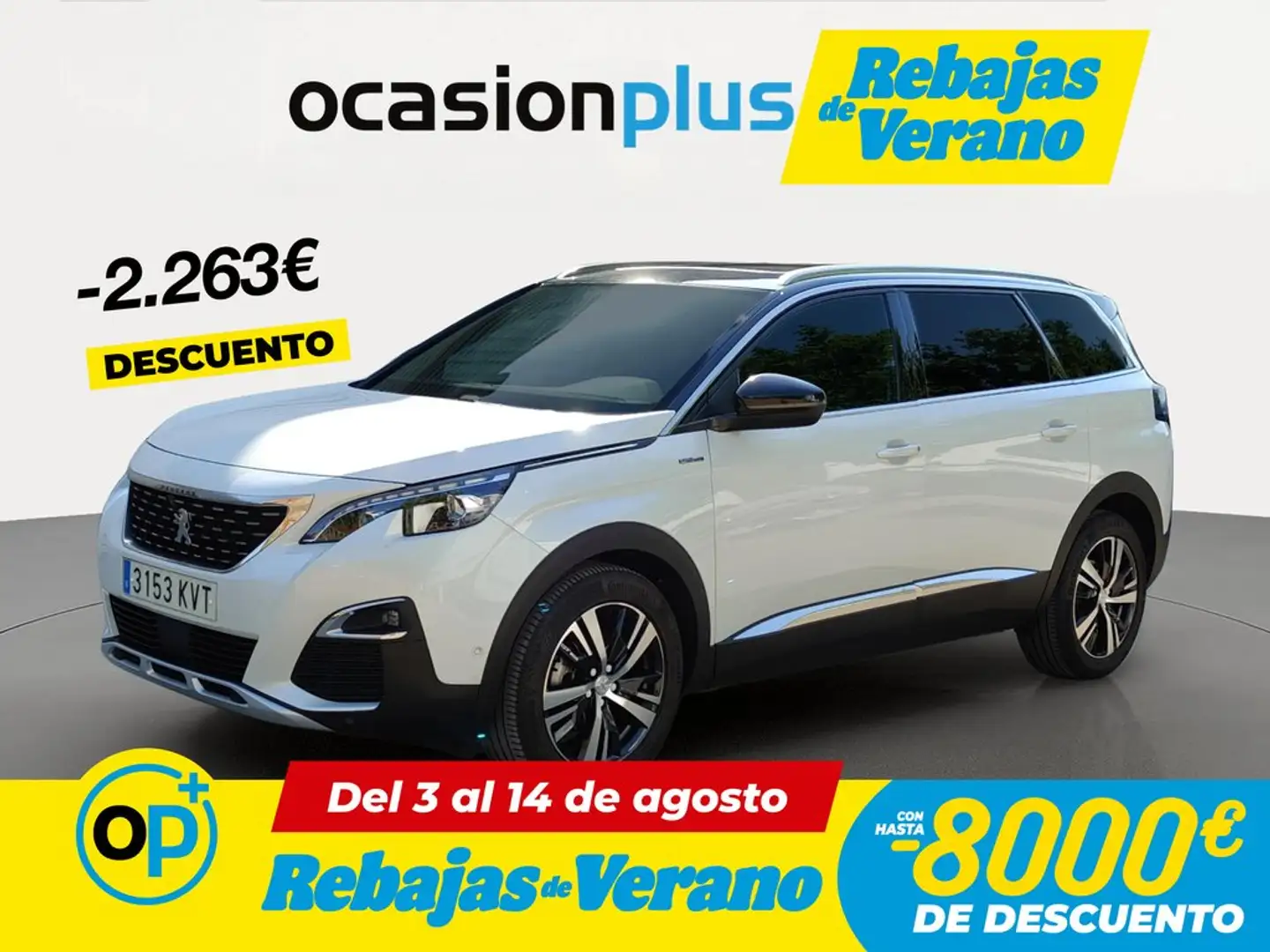 Peugeot 5008 1.5BlueHDi S&S GT Line EAT8 130 Blanco - 1