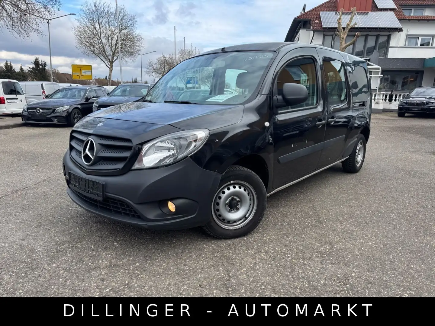 Mercedes-Benz Citan Mixto 111 CDI Extralang KLIMA LKW 5-Sitzer Schwarz - 1